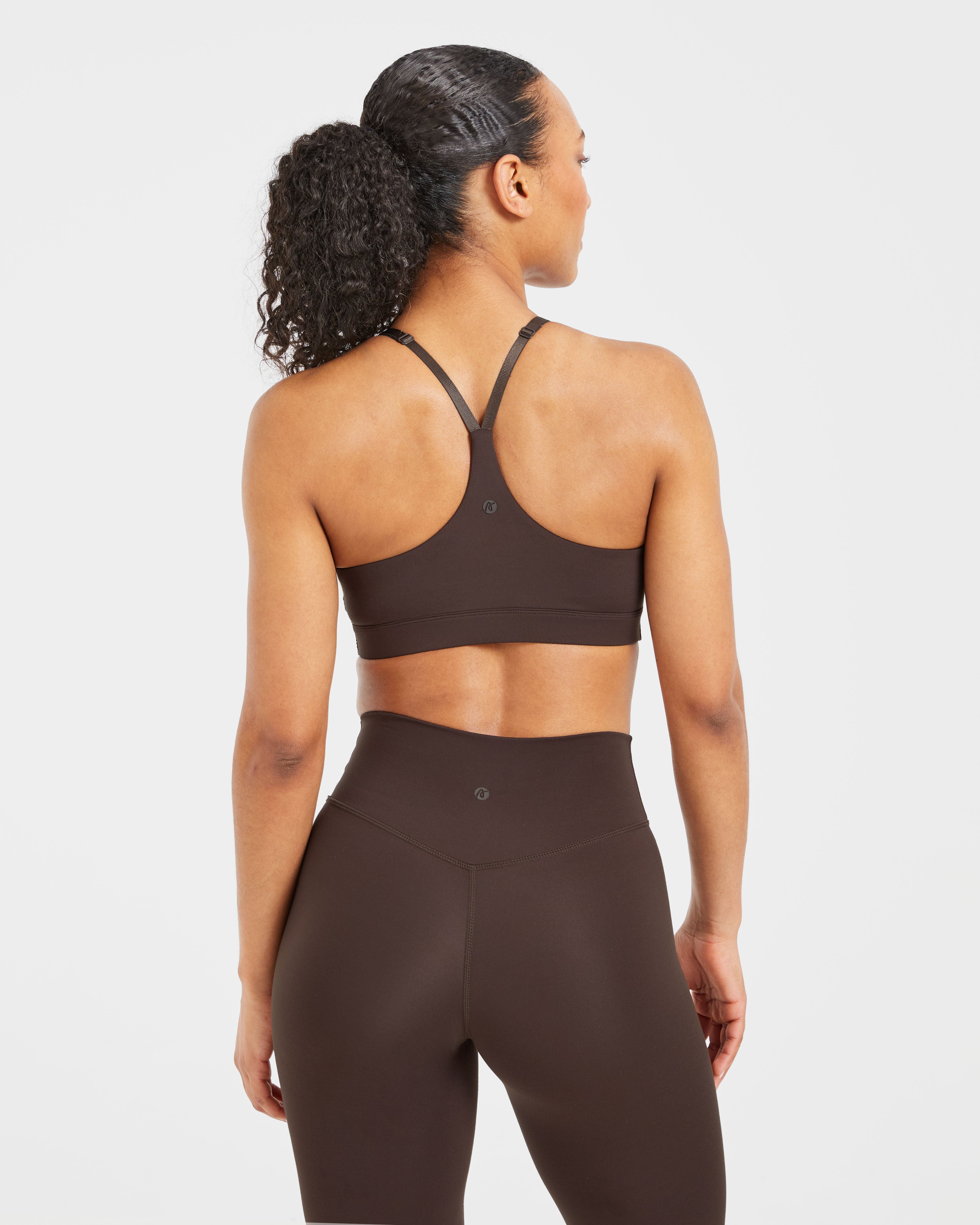 Staple Sports Bra - Coffee Brown