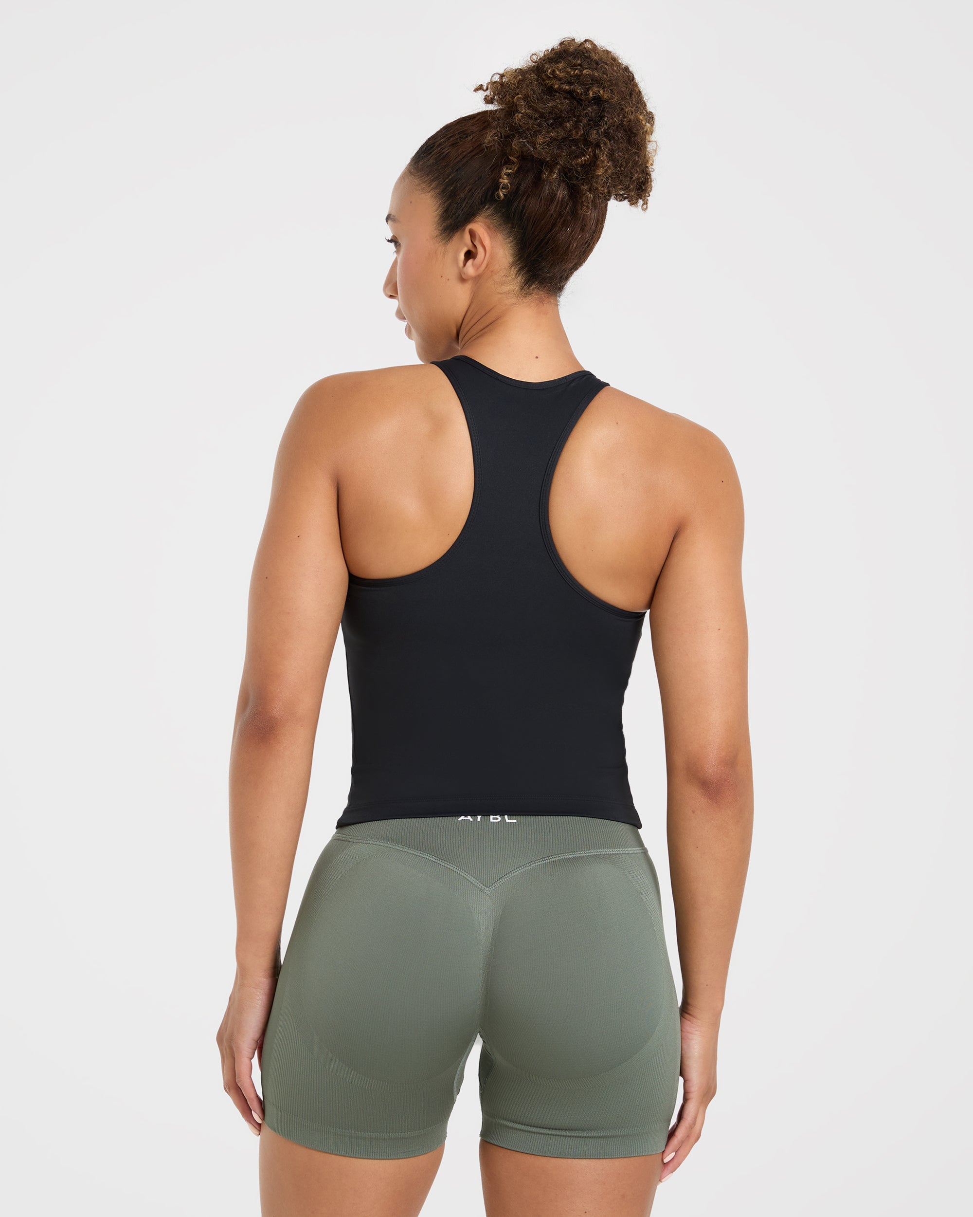 Essential Racerback Tank Top - Black