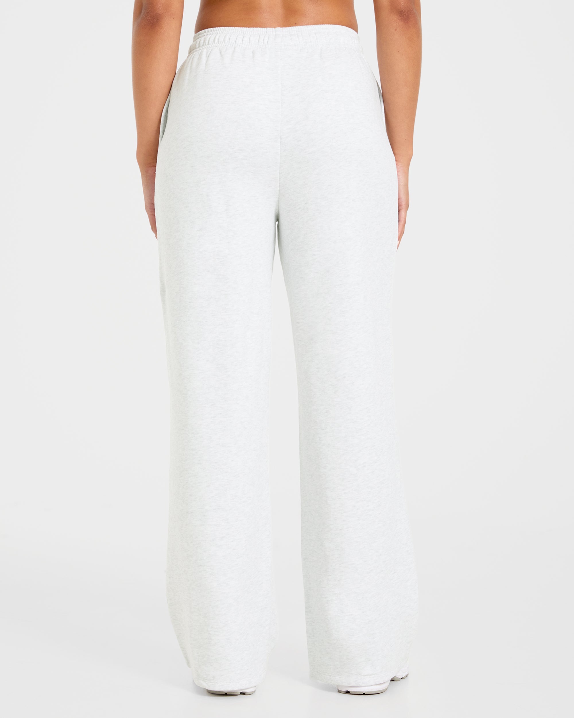 Lifestyle Oversized Straight Leg Joggers - Heather Grey