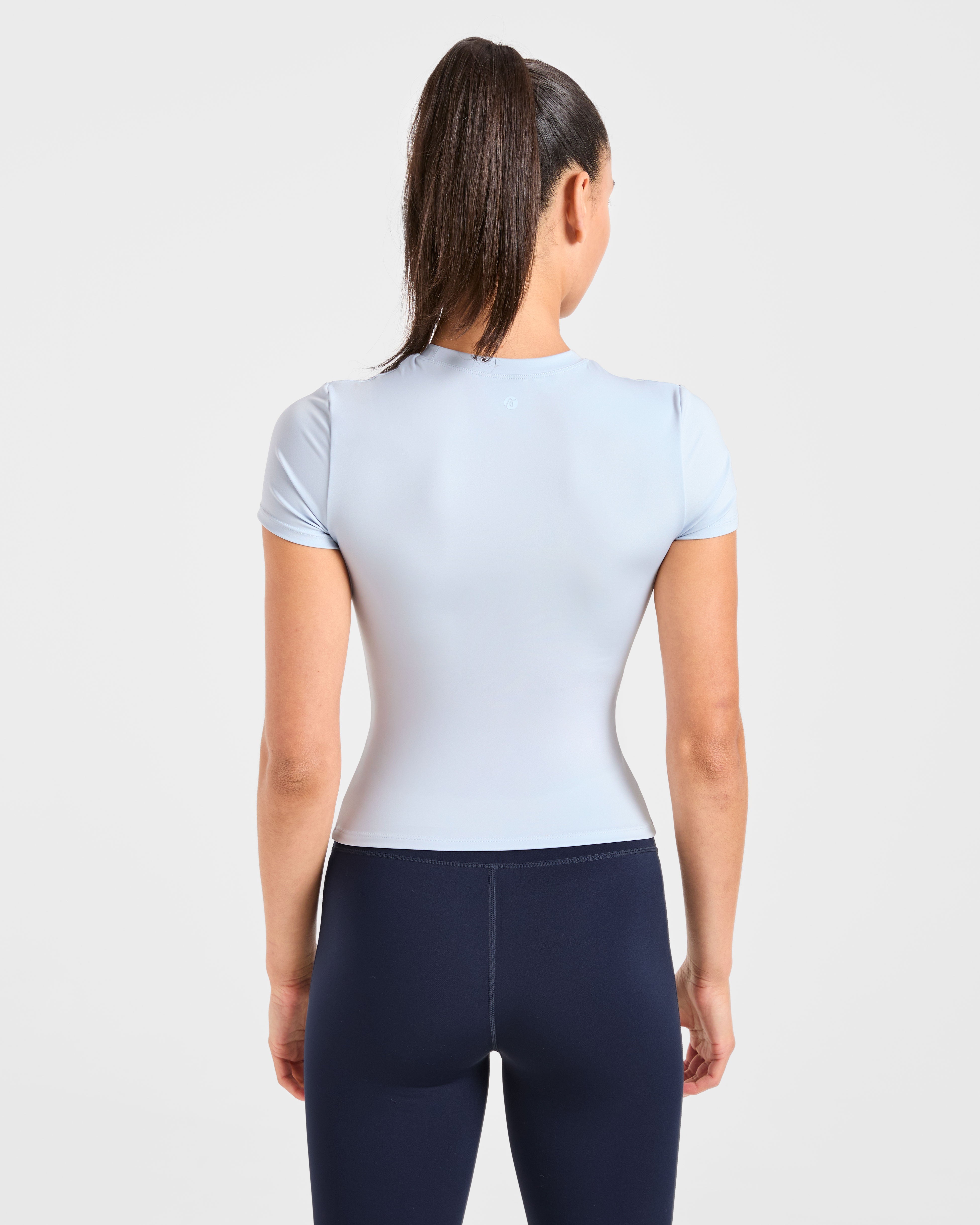 Sculpt T Shirt - Pastel Blue