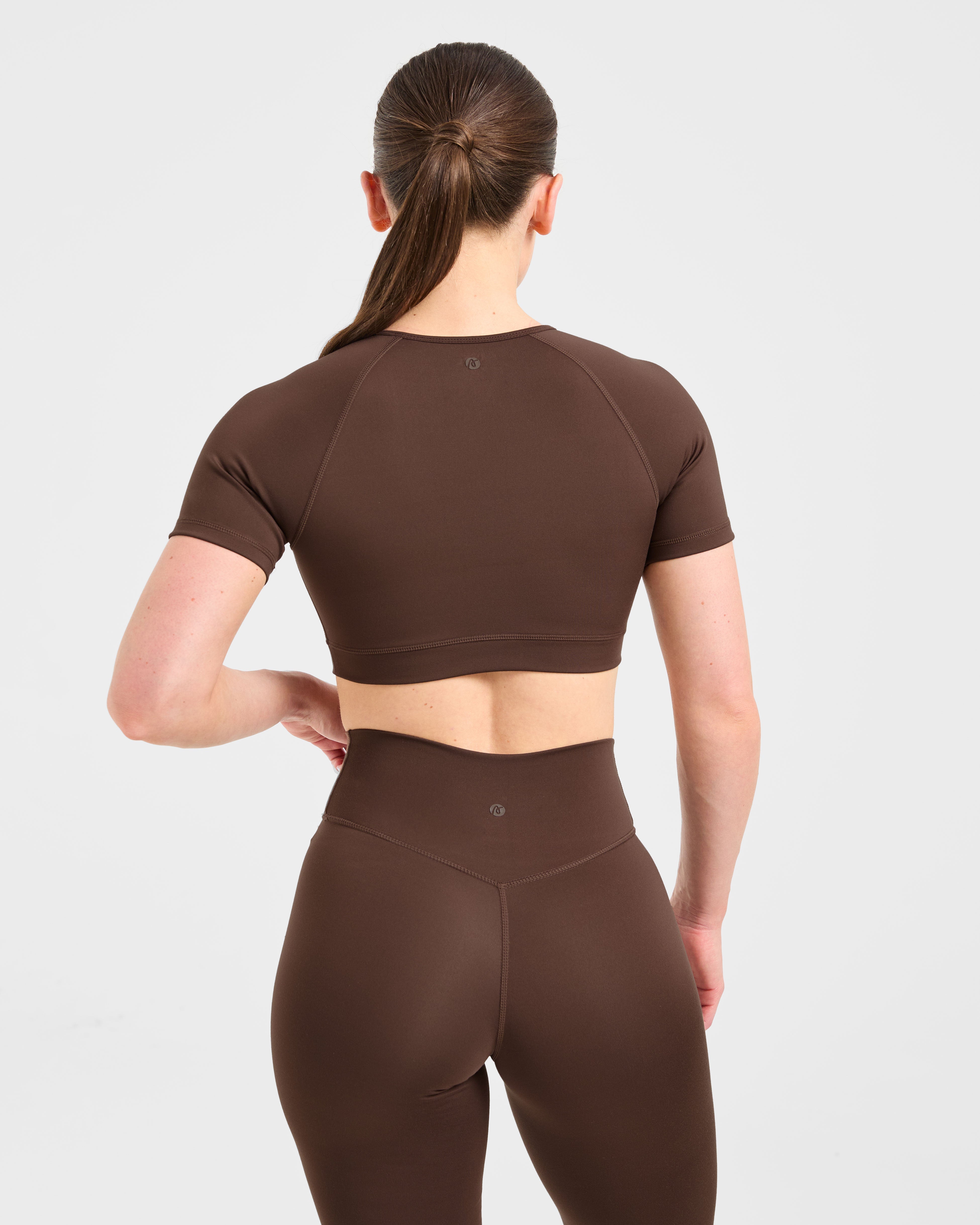 Staple Crop Top - Brown