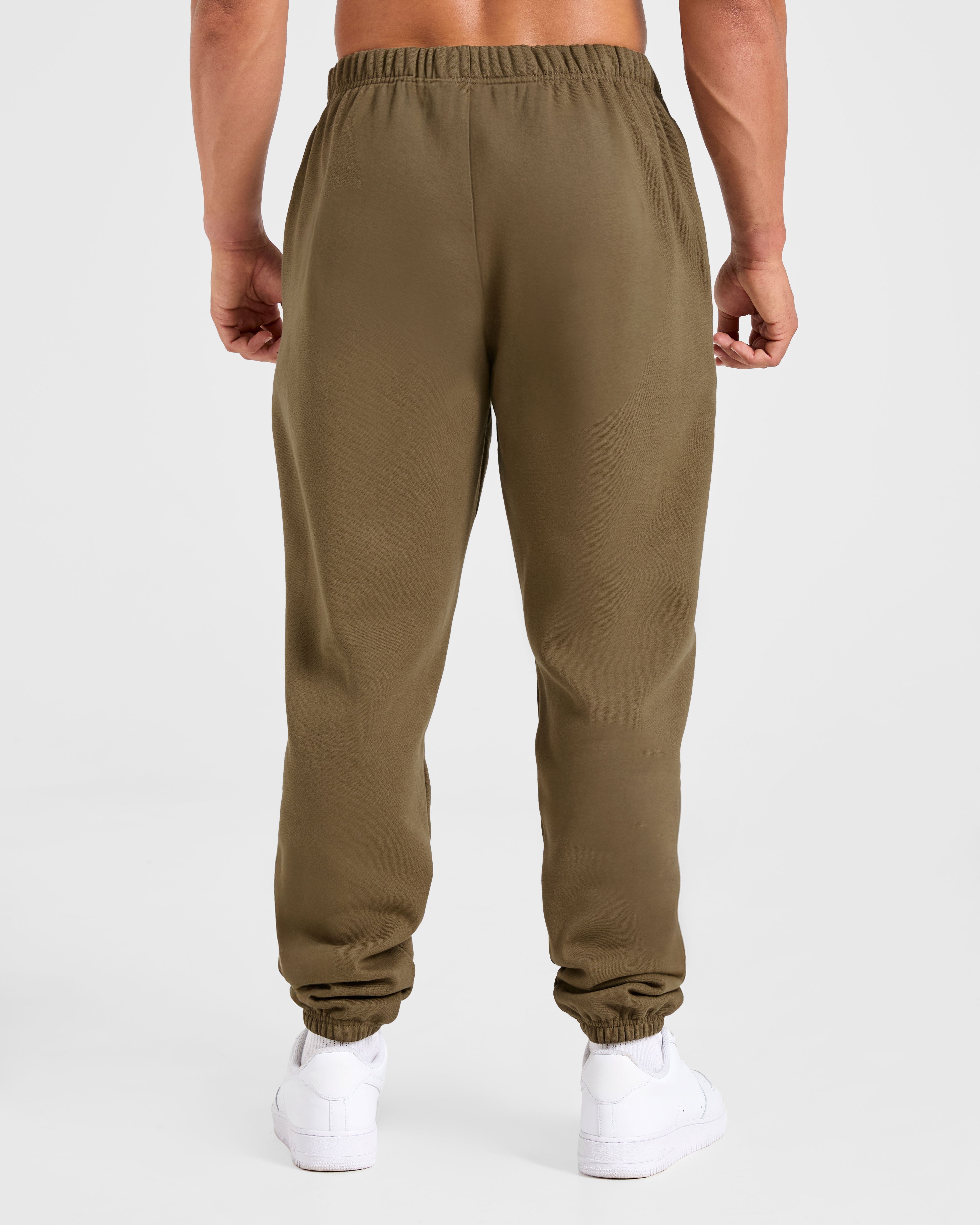 Essential Oversized Joggers- Olive Green