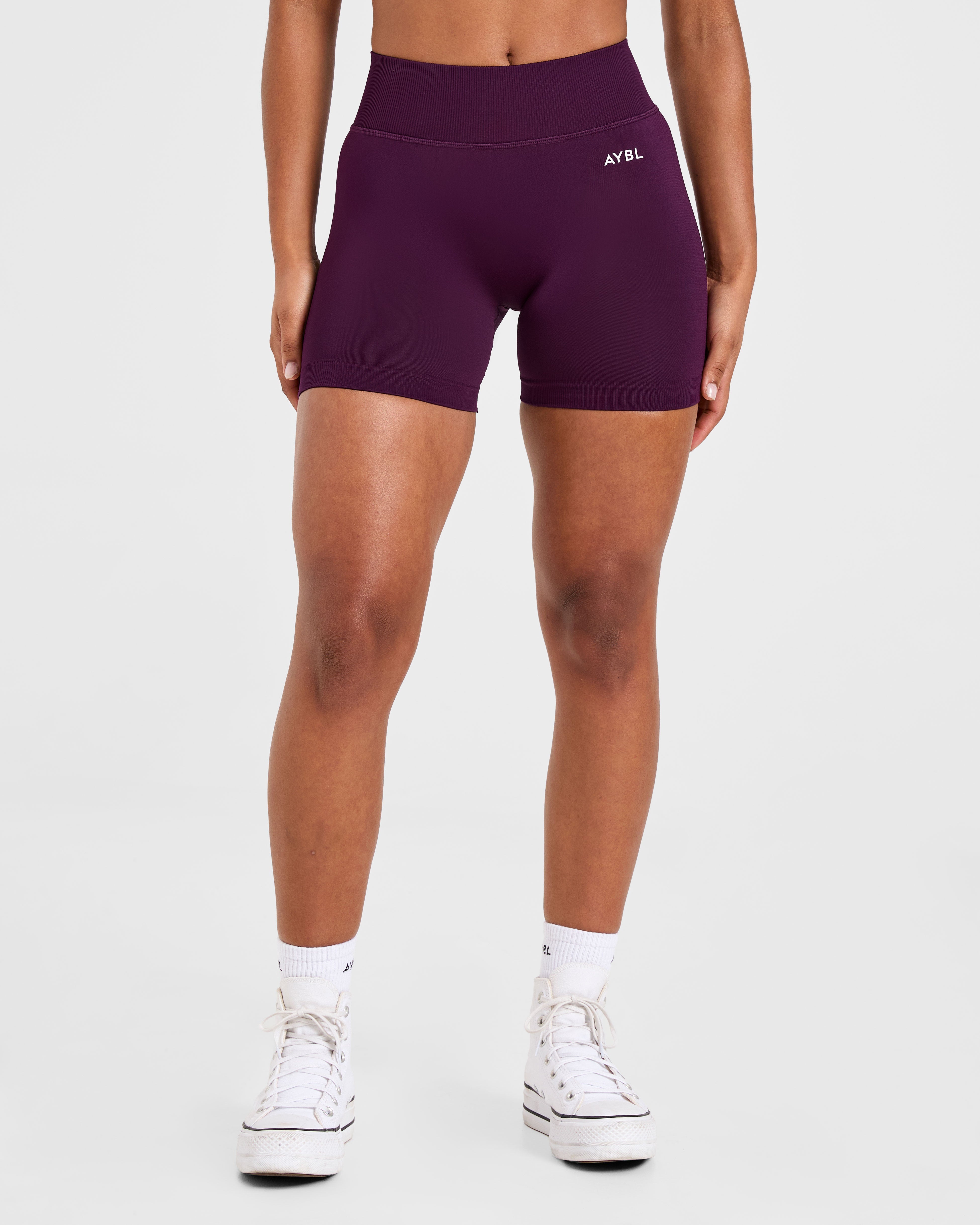 Adapt Seamless Shorts | 4.5" - Midnight Plum