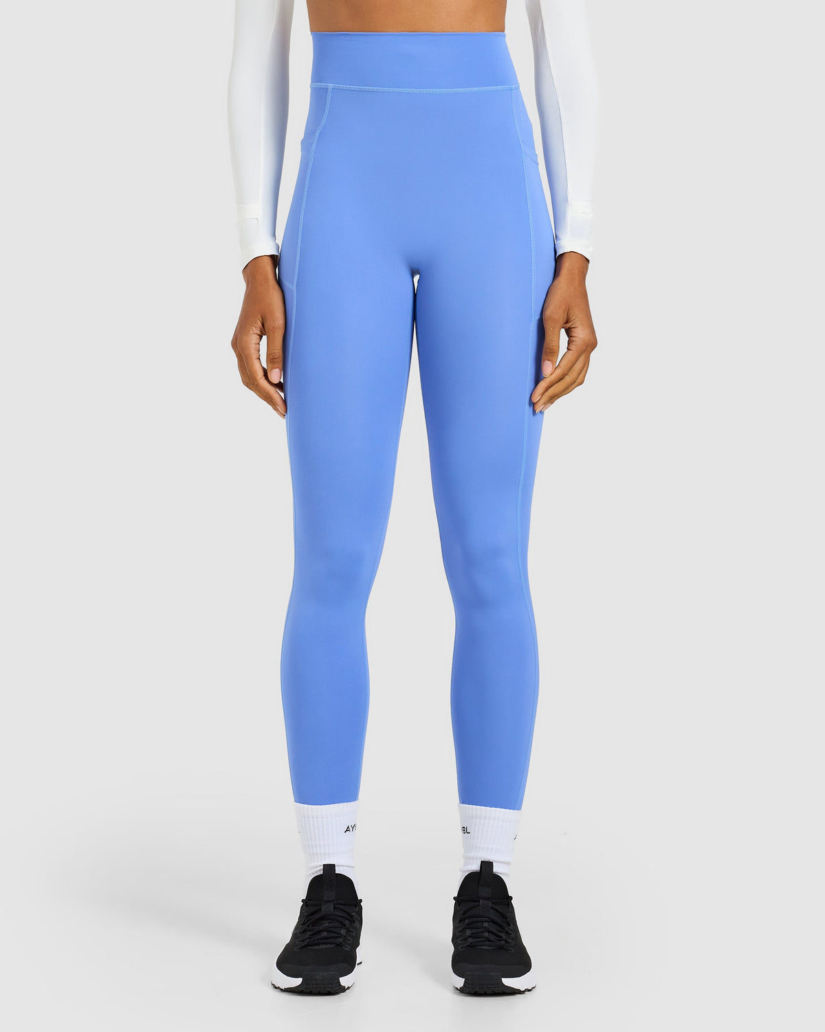 Run Pocket Leggings - Cornflower Blue