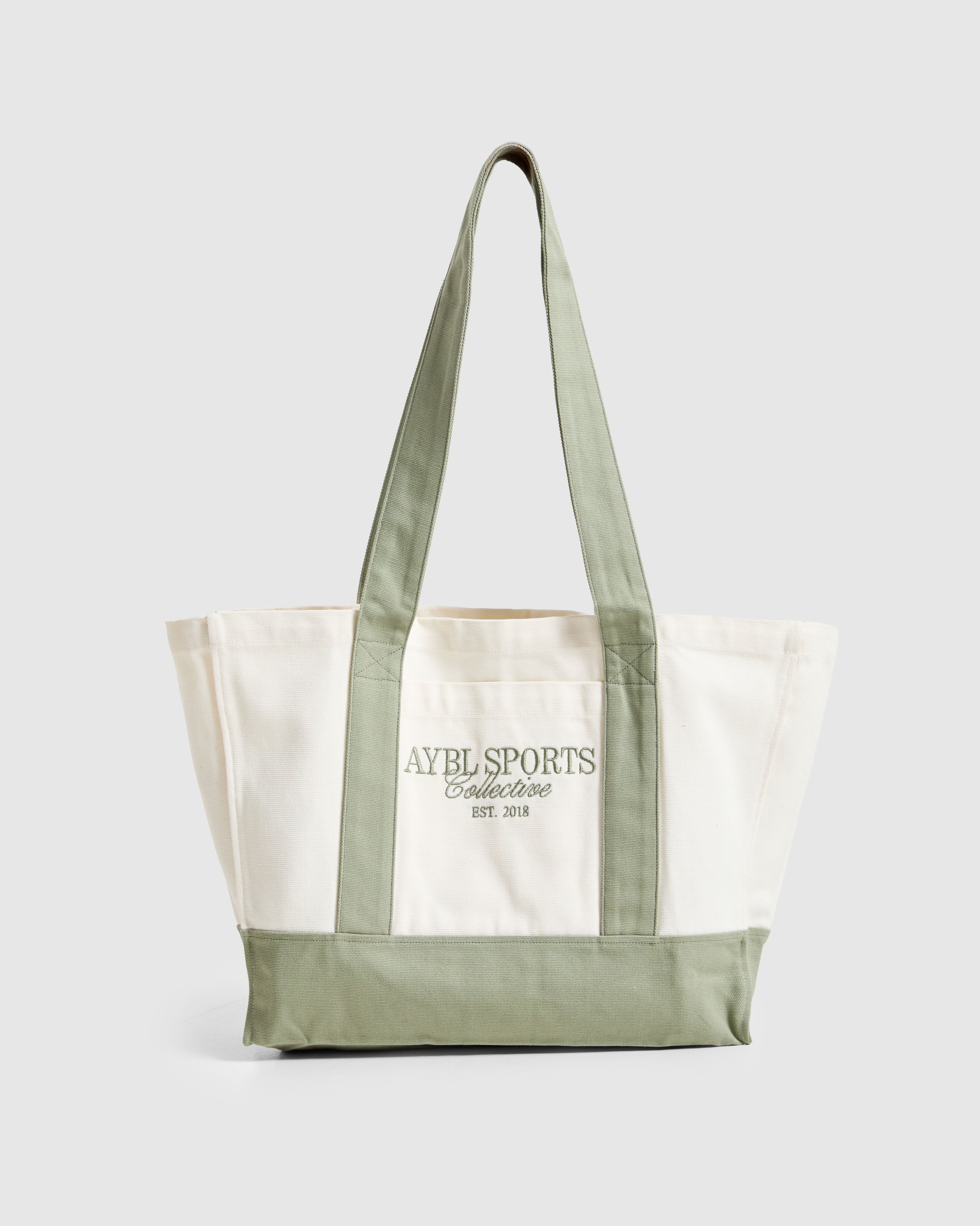 Sports Collective Tote Bag - Off White/Green