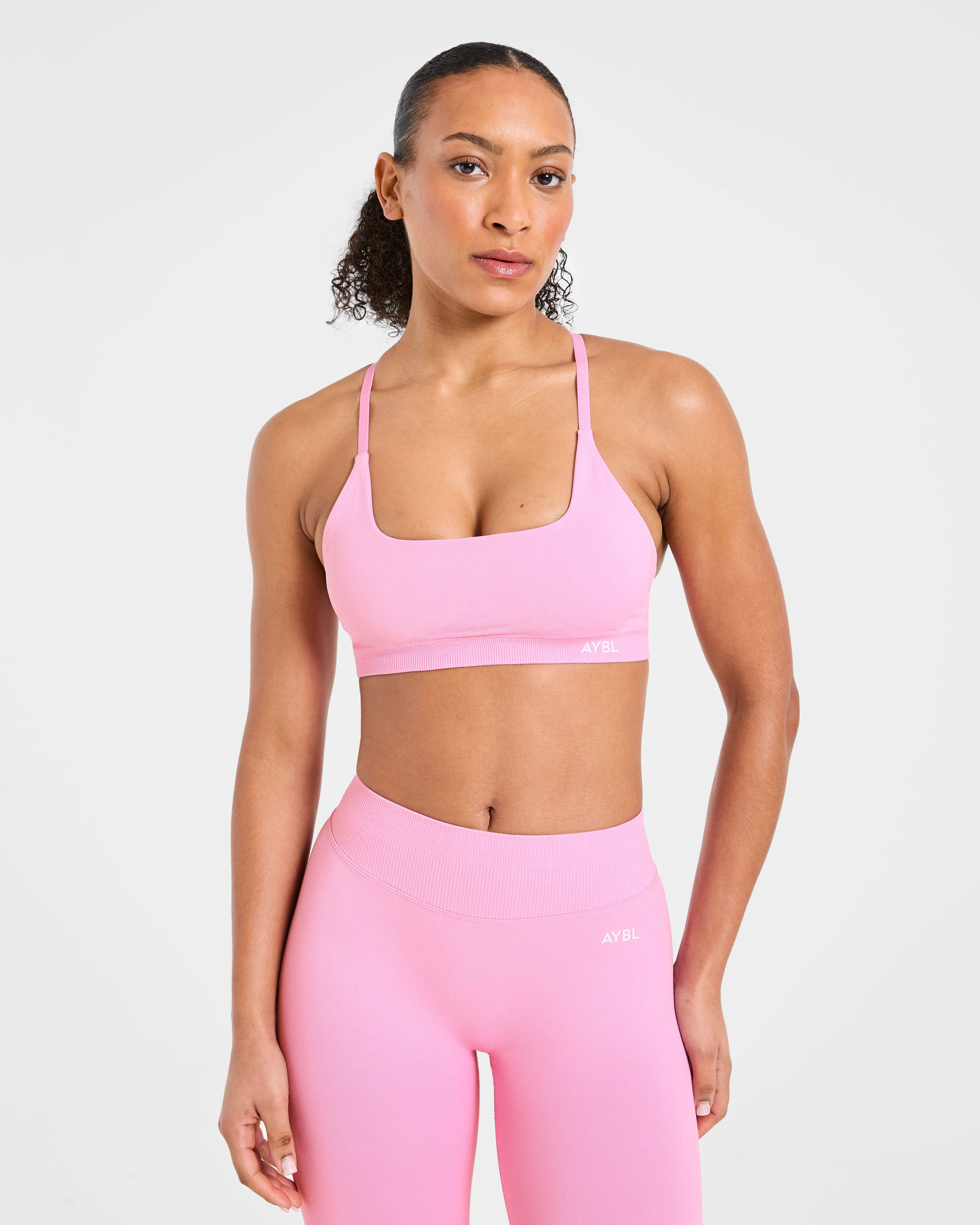 Enhance Seamless Sports Bra - Sugar Pink
