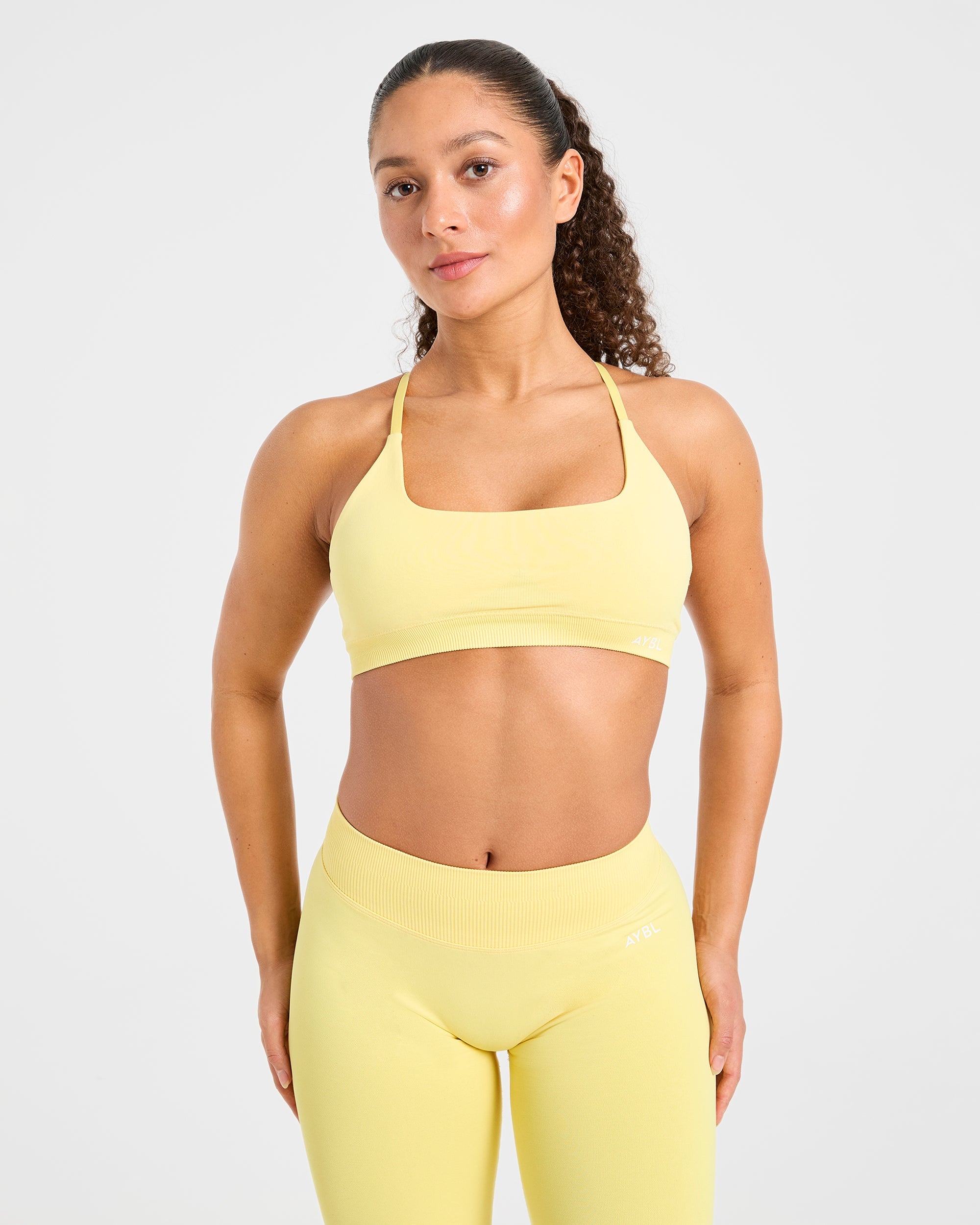 Enhance Seamless Sports Bra - Bright Yellow