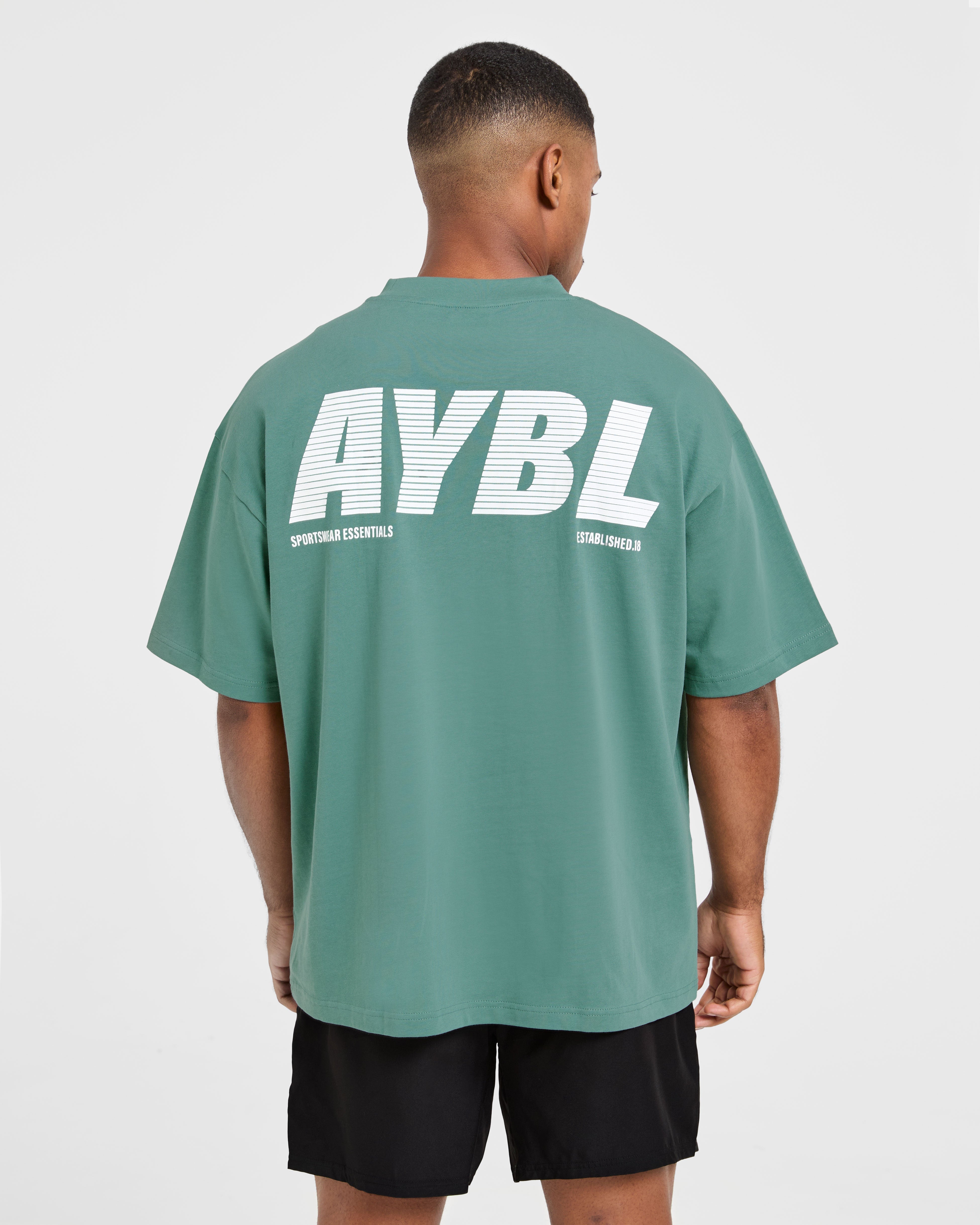 Sportswear Essentials Oversized T Shirt - Ocean Green