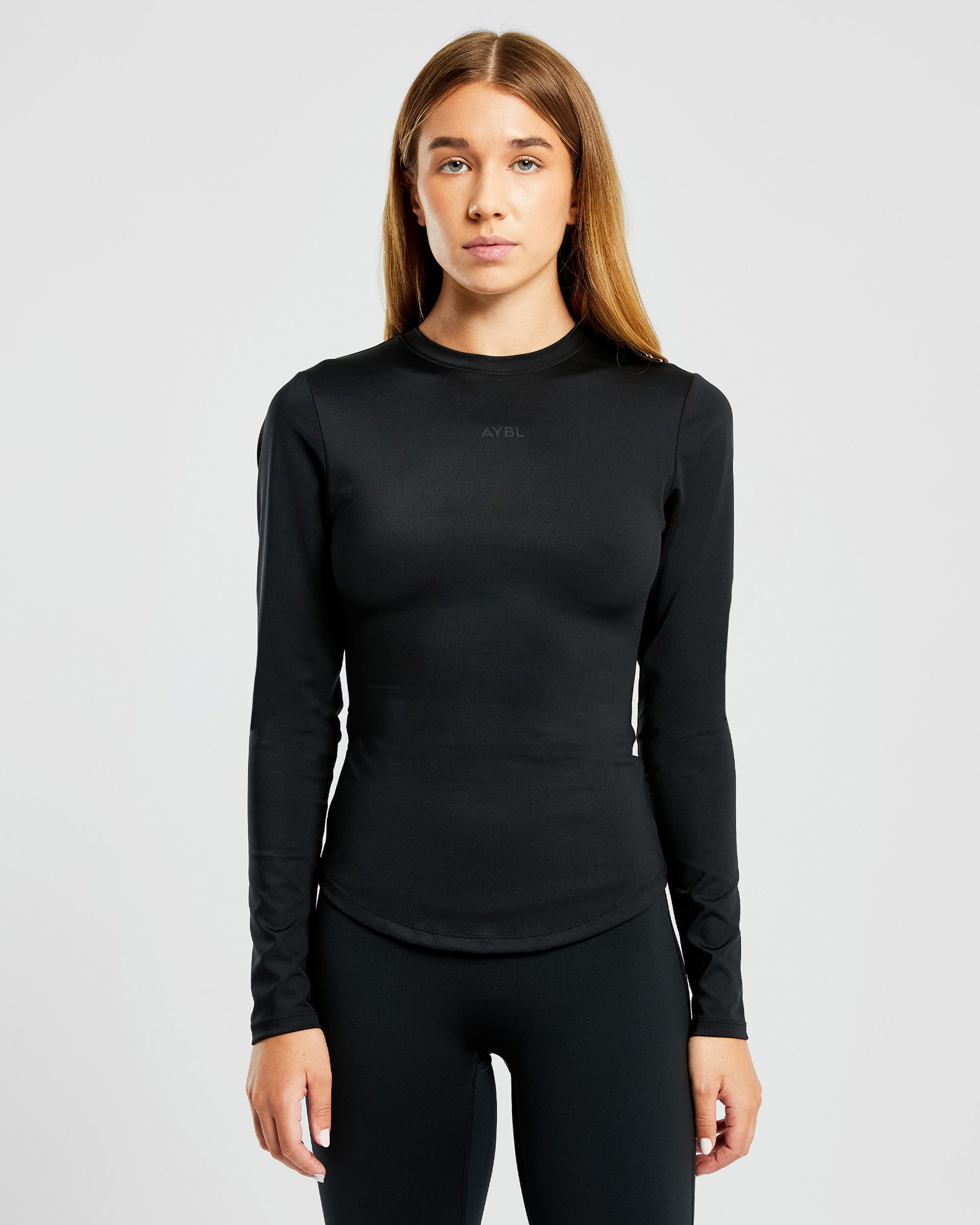 Sculpt Long Sleeve Top - Black