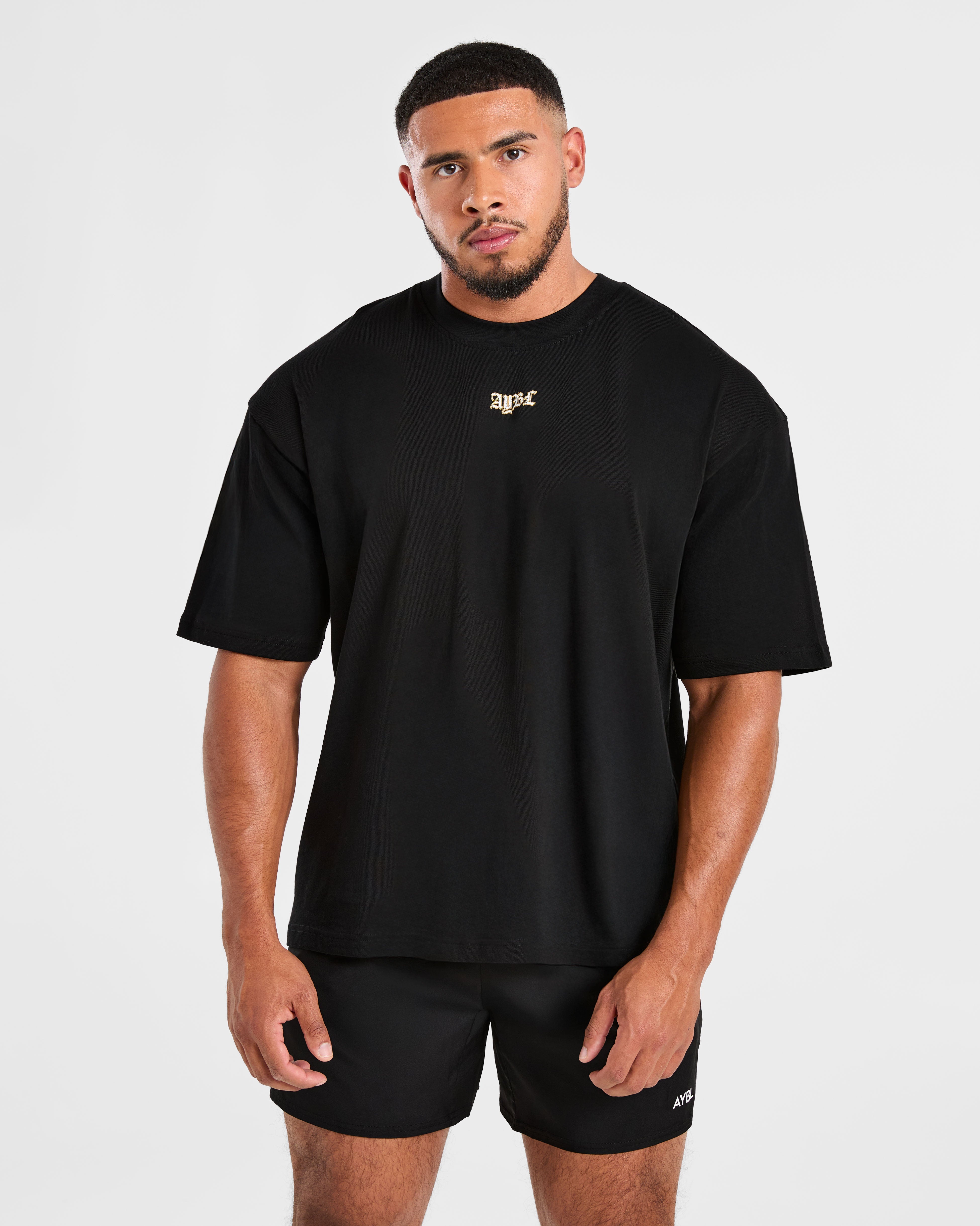 Wesley Vissers x Golden Mentality Oversized T Shirt - Black