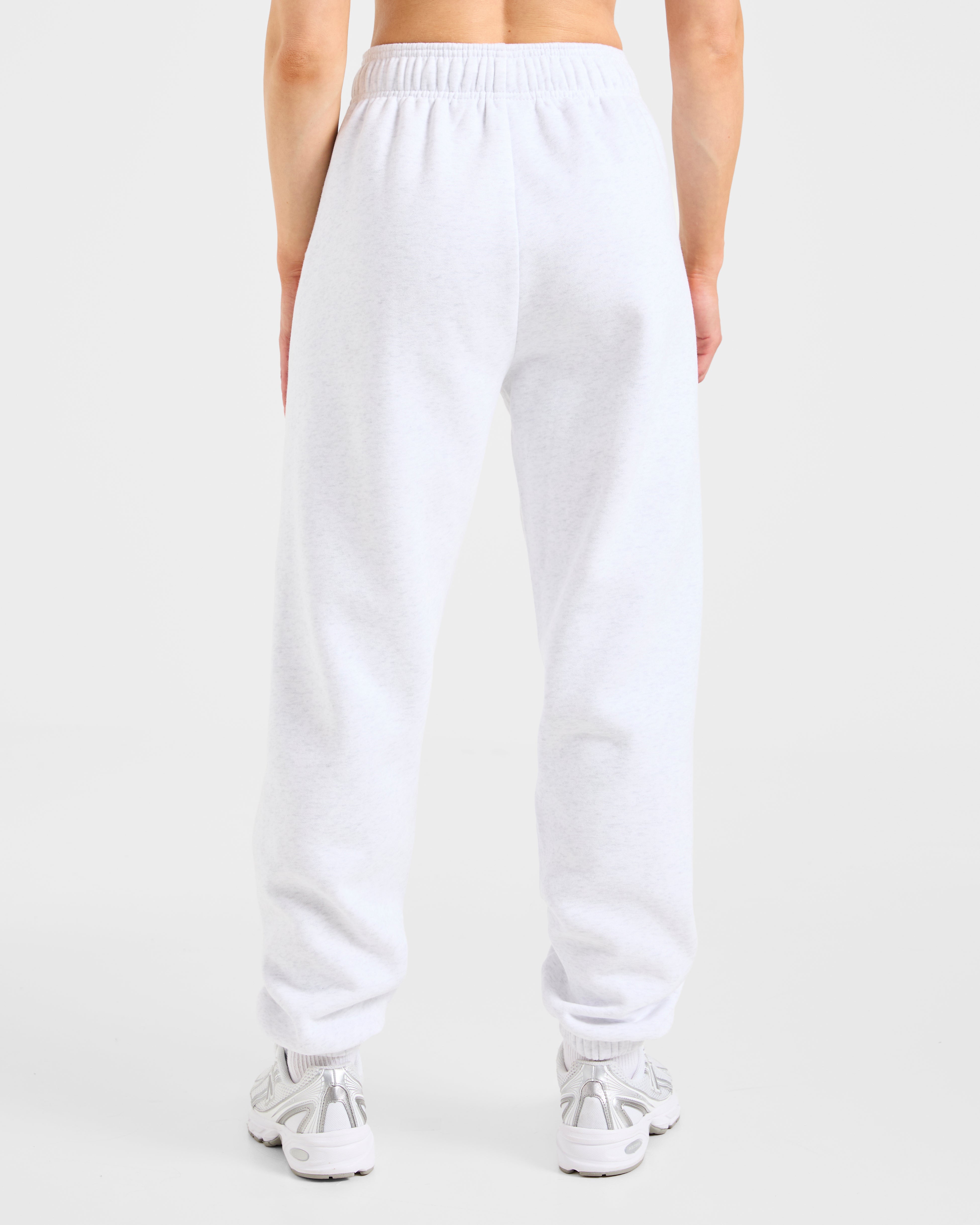 Athletics Track Oversized Joggers - Heather Grey/Slate Blue