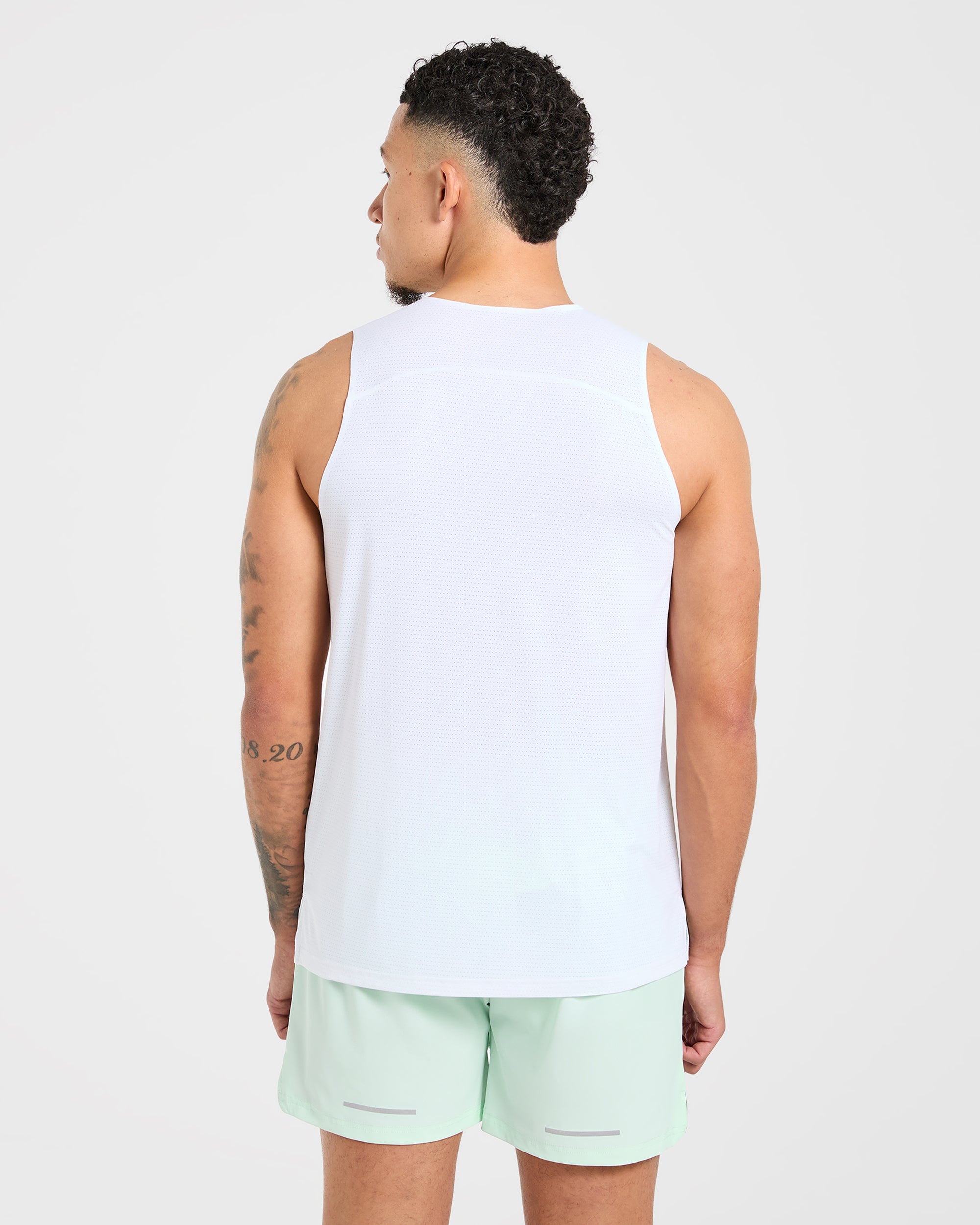 Run Loose Tank - White