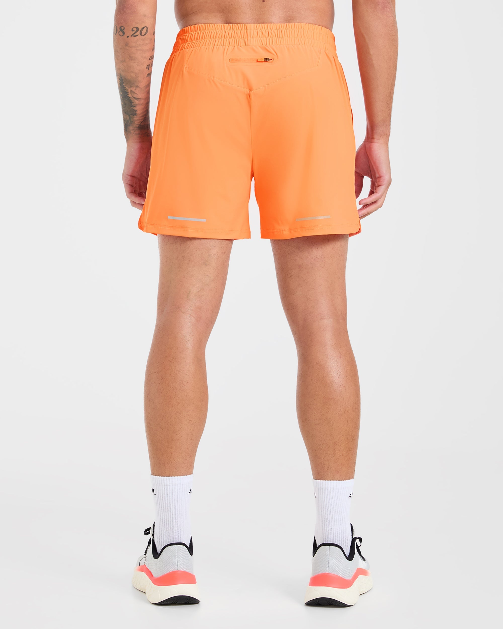 Run 5" Shorts - Bright Orange