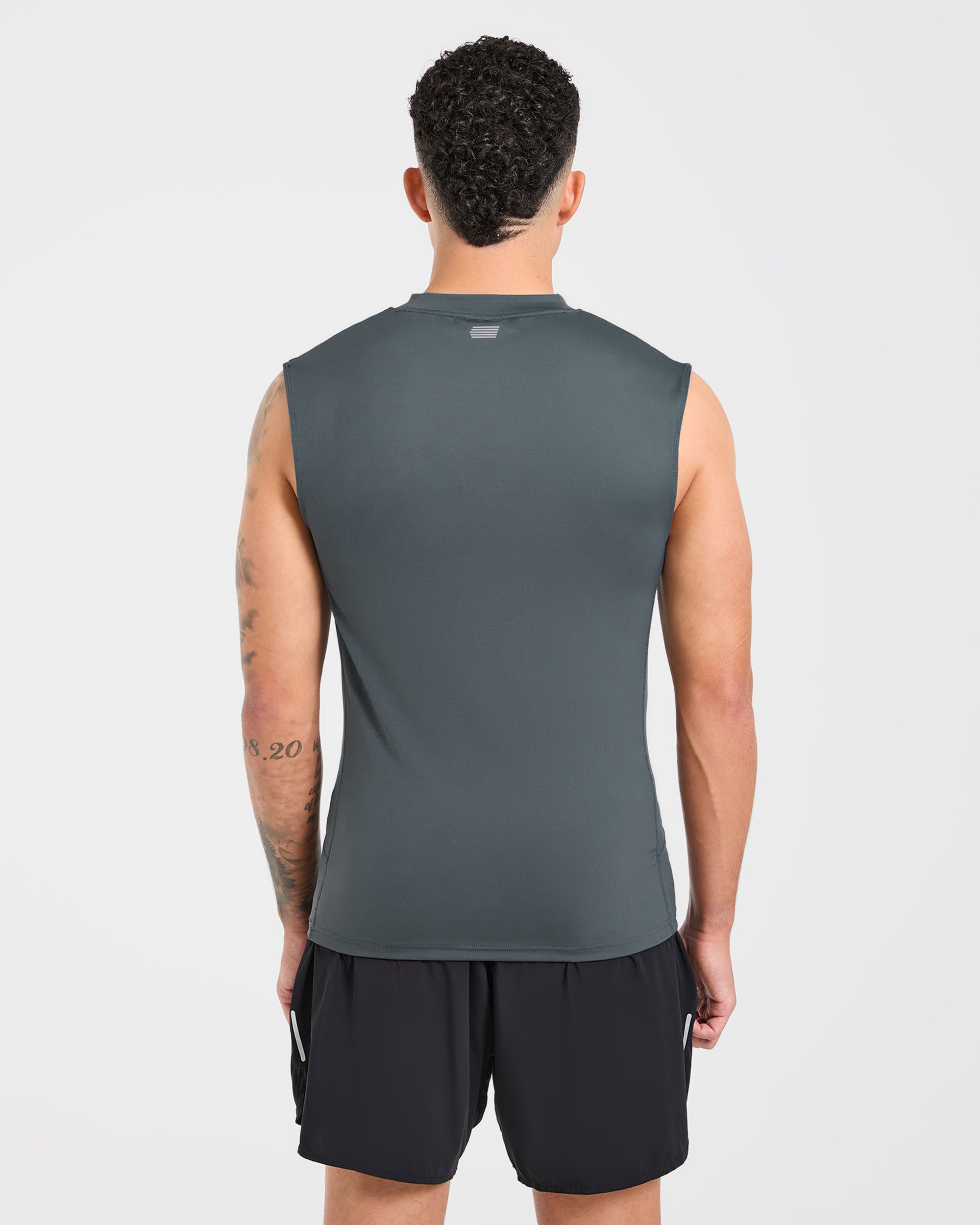 Run Slim Tank - Slate Blue