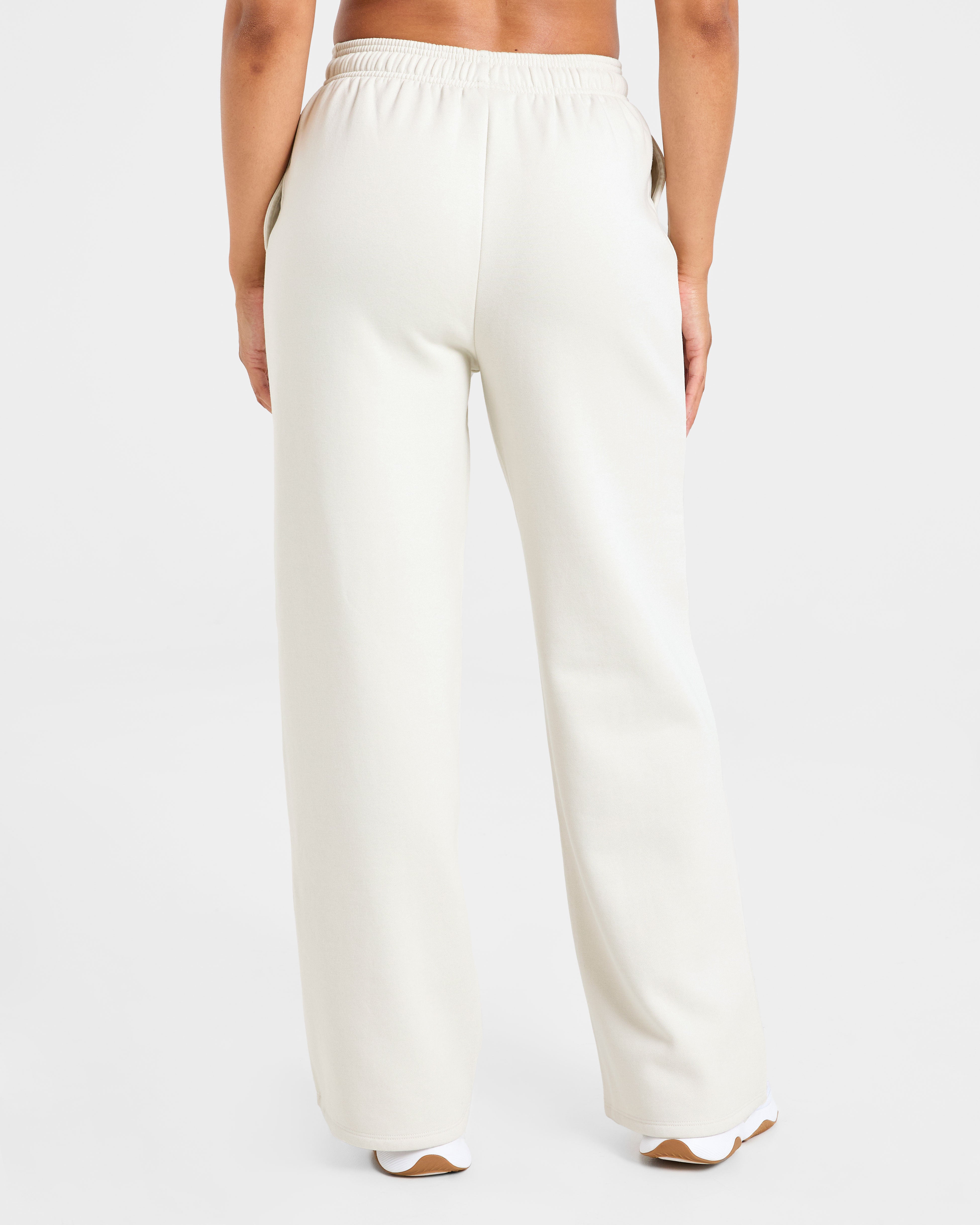 Lifestyle Oversized Straight Leg Joggers - Off-White