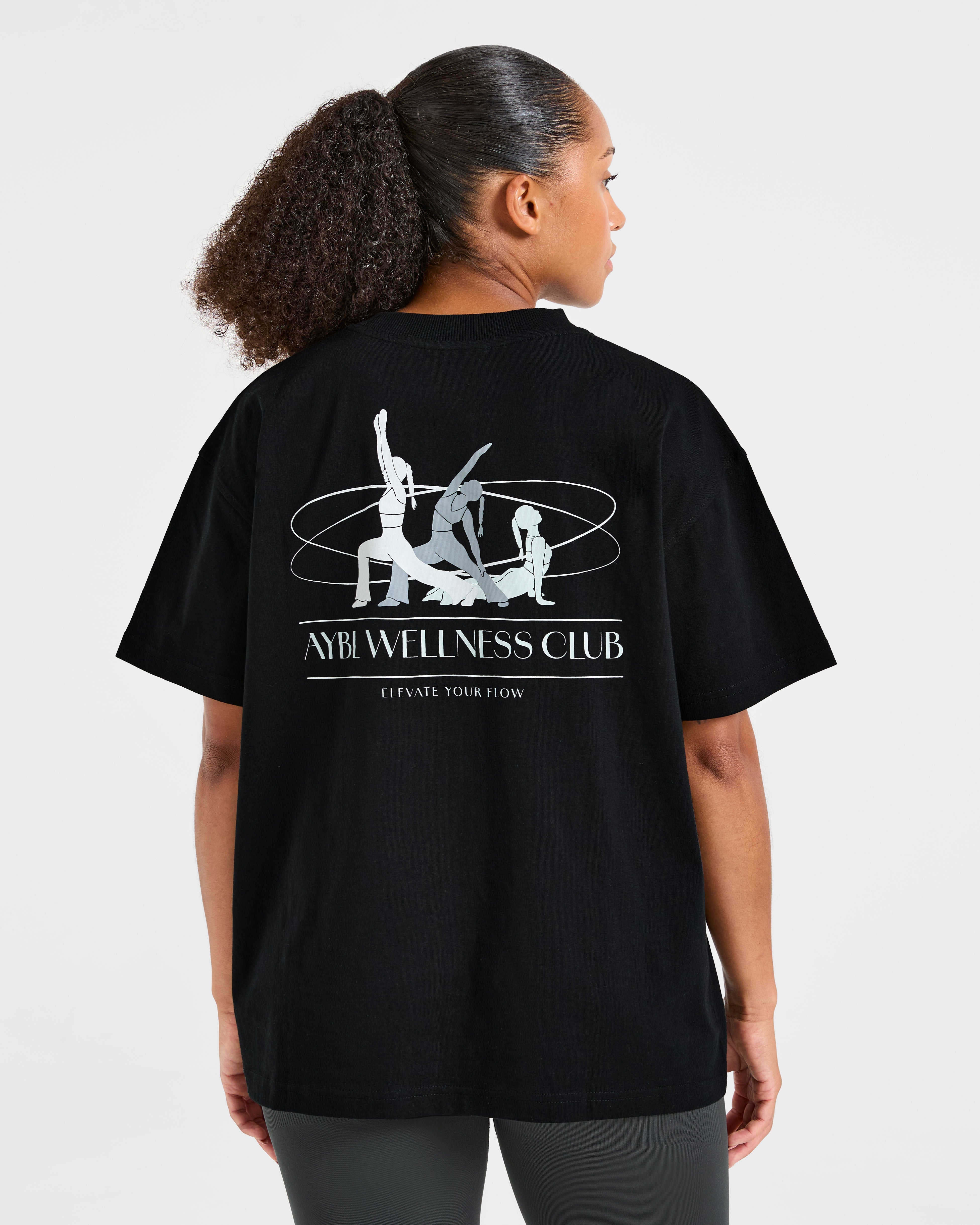 AYBL Wellness Oversized T Shirt - Black