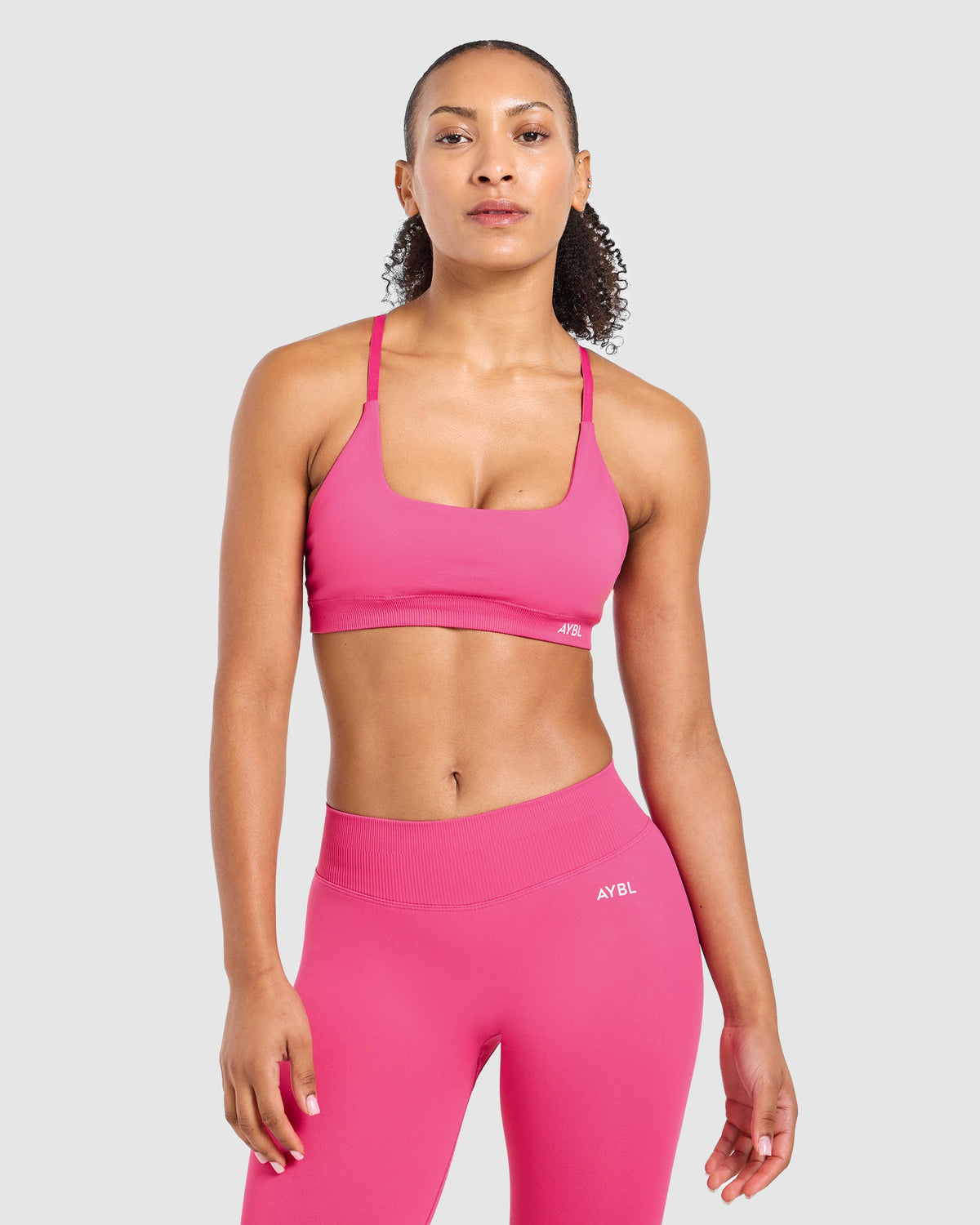 Enhance Seamless Sports Bra - Raspberry Pink
