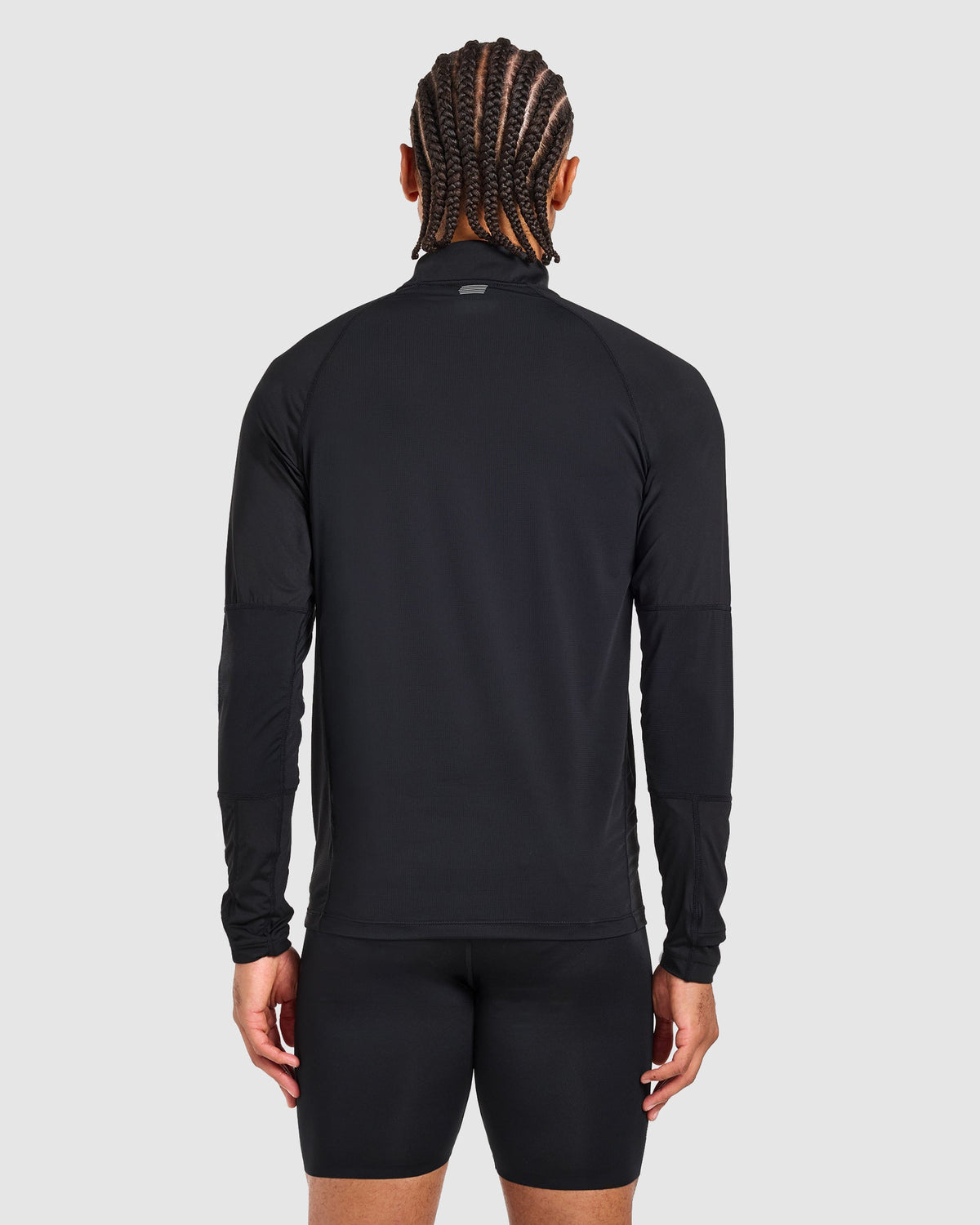 Run 1/4 Zip Pullover - Black