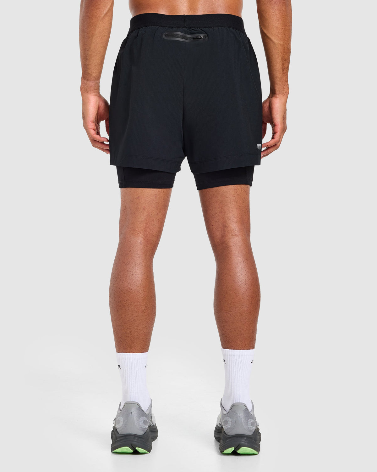 Run 2 in 1 Shorts - Black