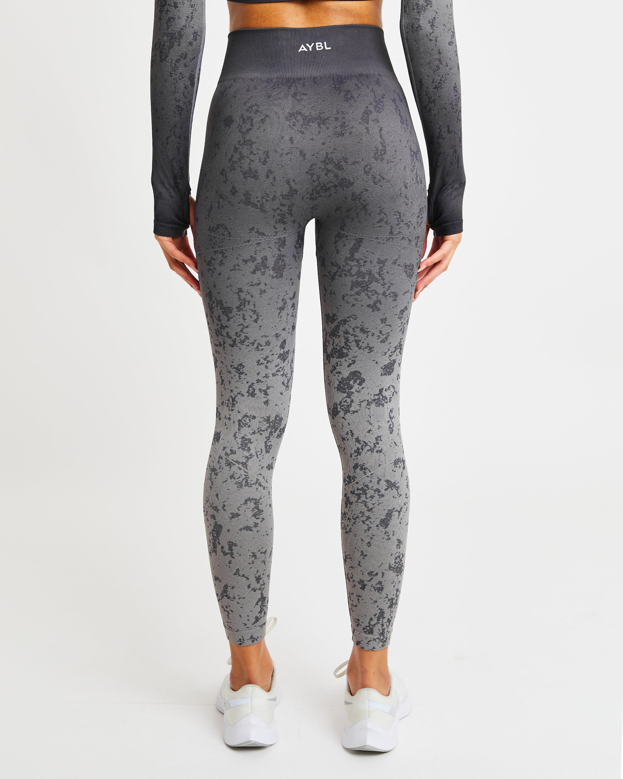 Flare Seamless Leggings - Grey