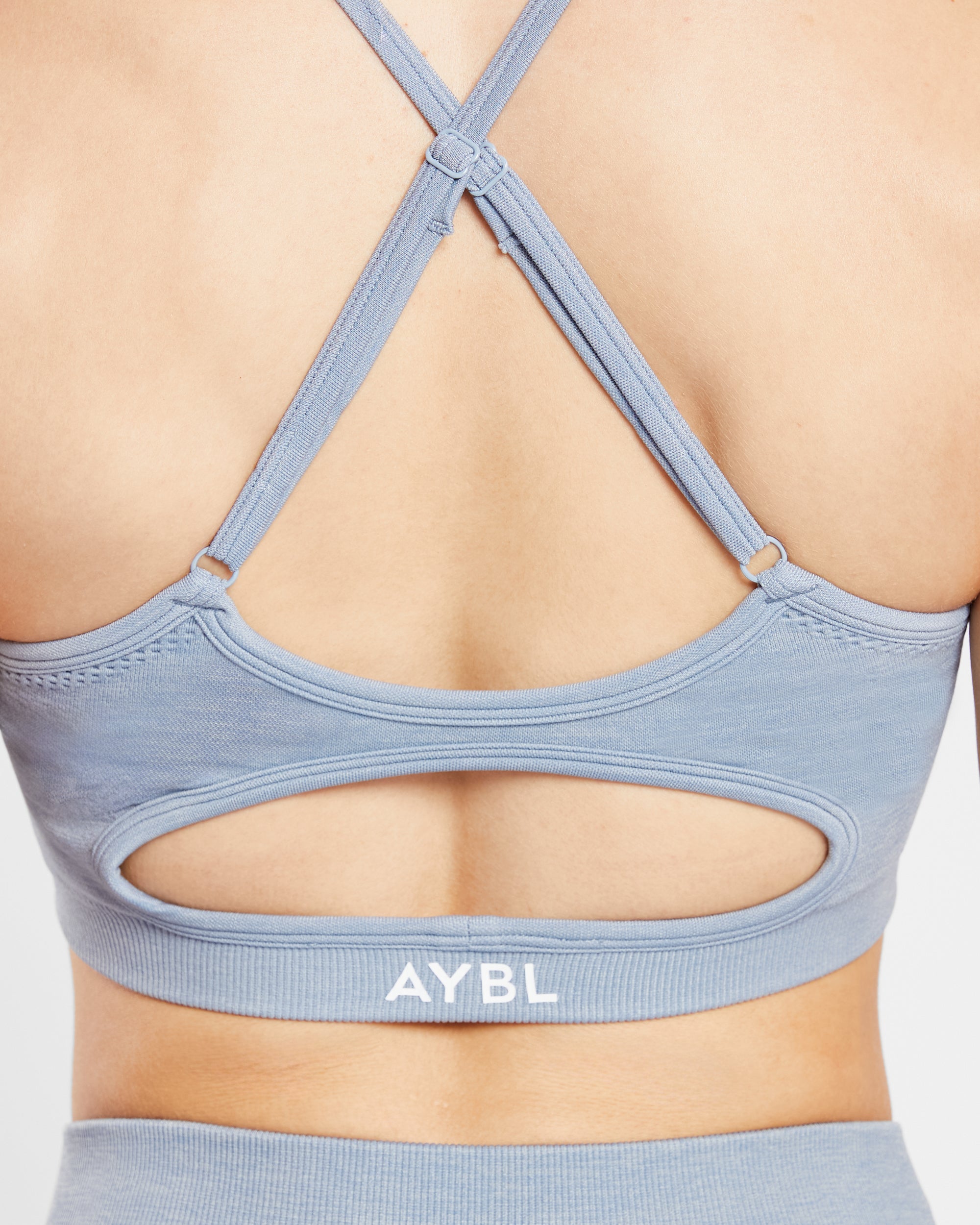 Revive Seamless Sports Bra - Mineral Blue Marl