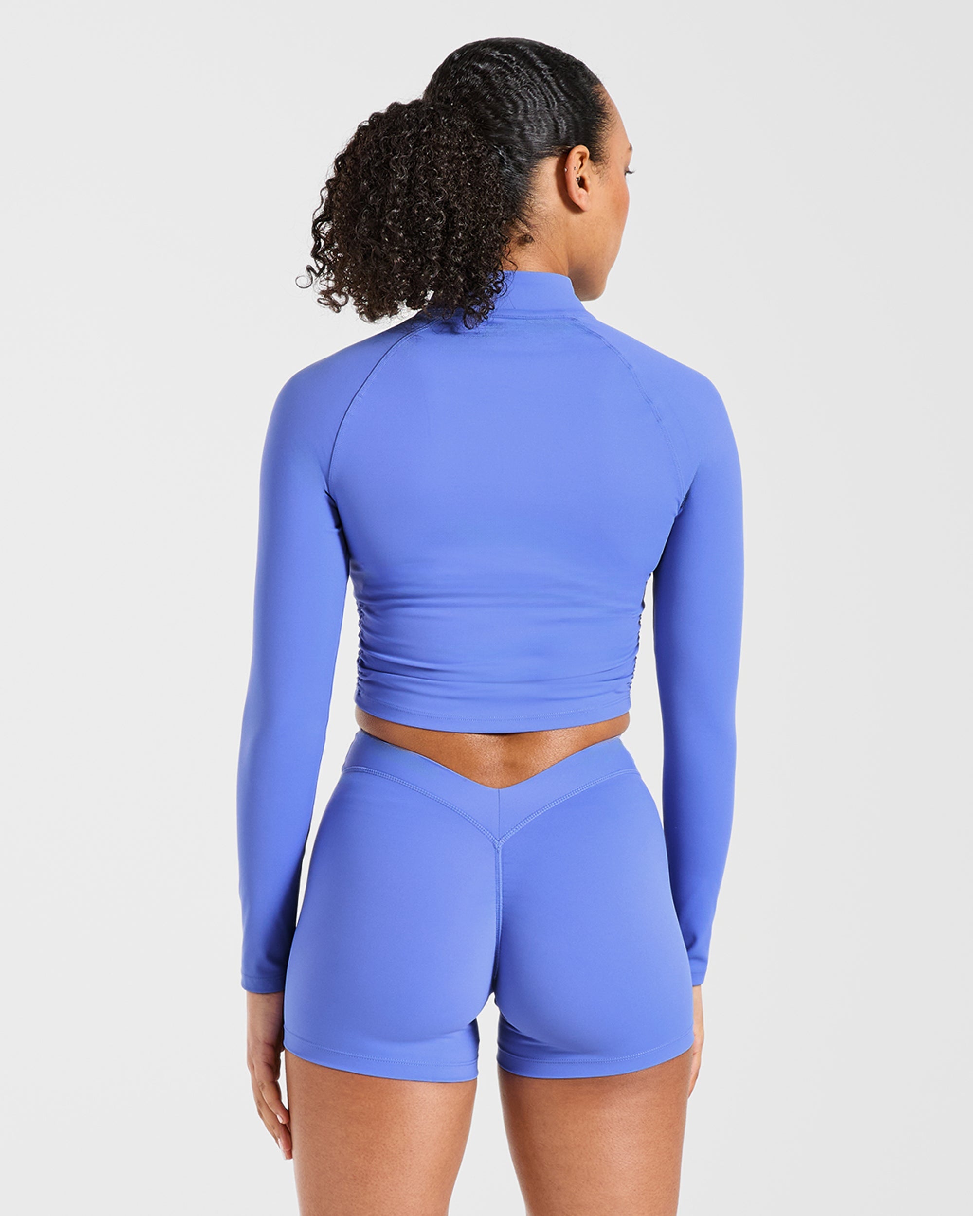 Physique Zip Up Jacket - Cornflower Purple
