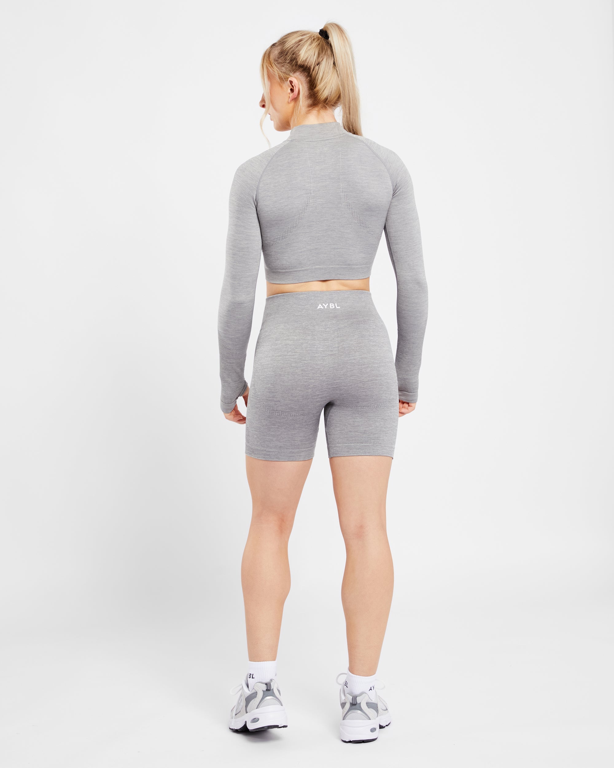 Revive Seamless Shorts - Grey Marl