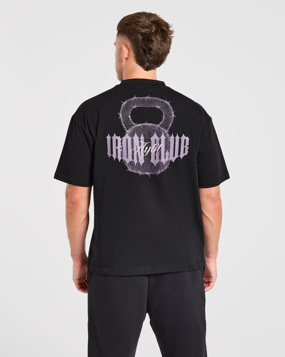 AYBL Iron Club Kettlebell Oversized T Shirt - Black