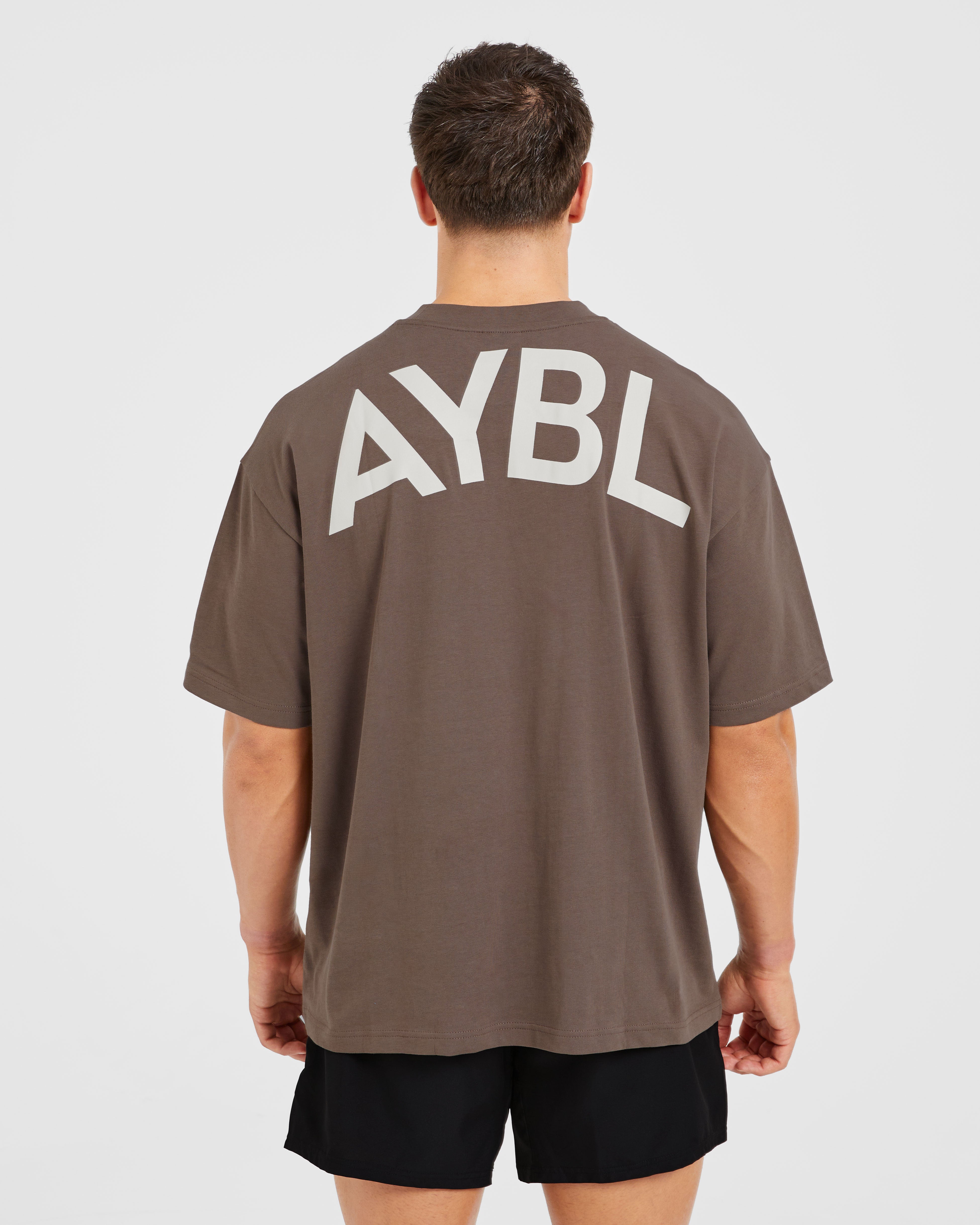 Essential Oversized T Shirt - Brown