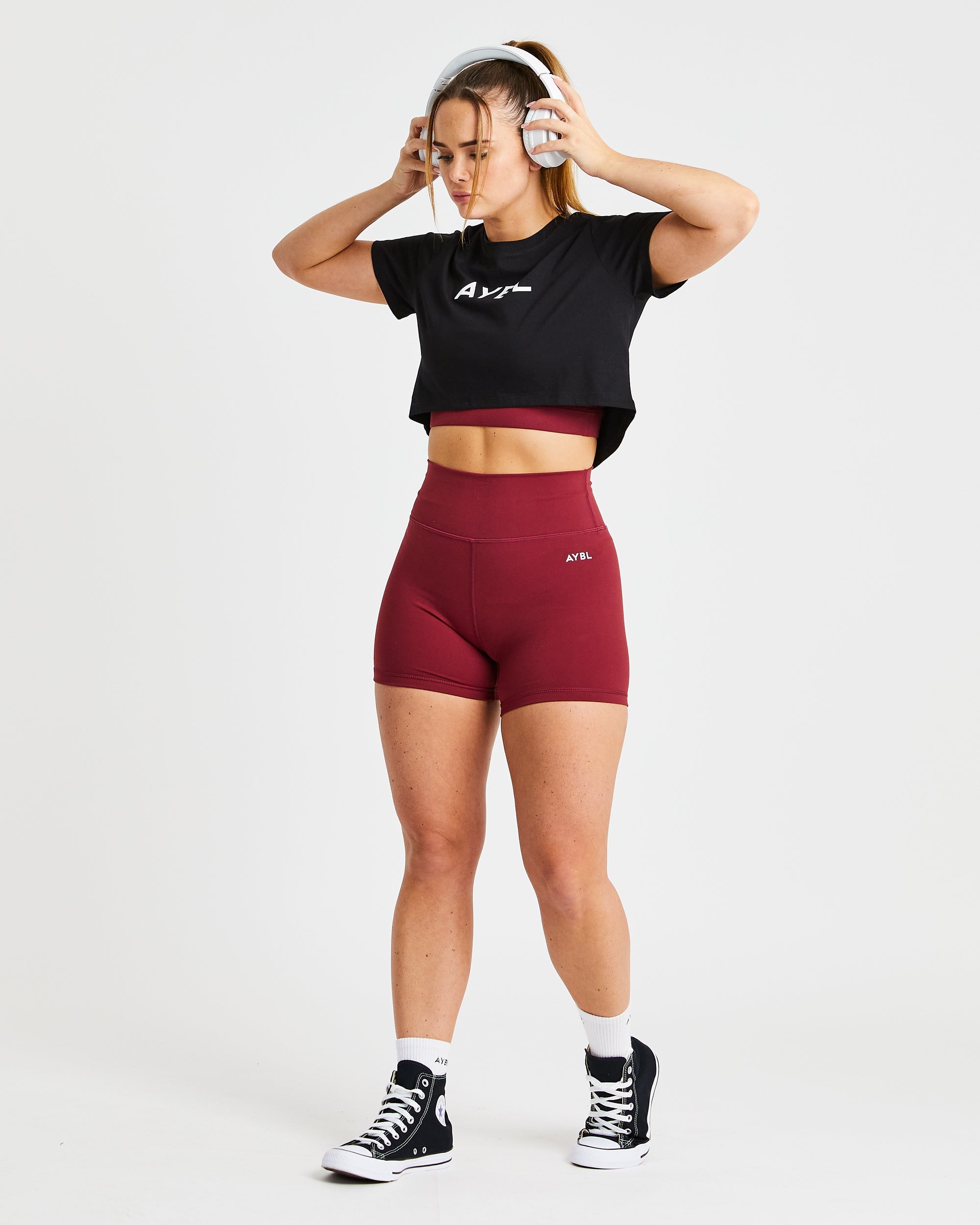 Crop T Shirt - Black