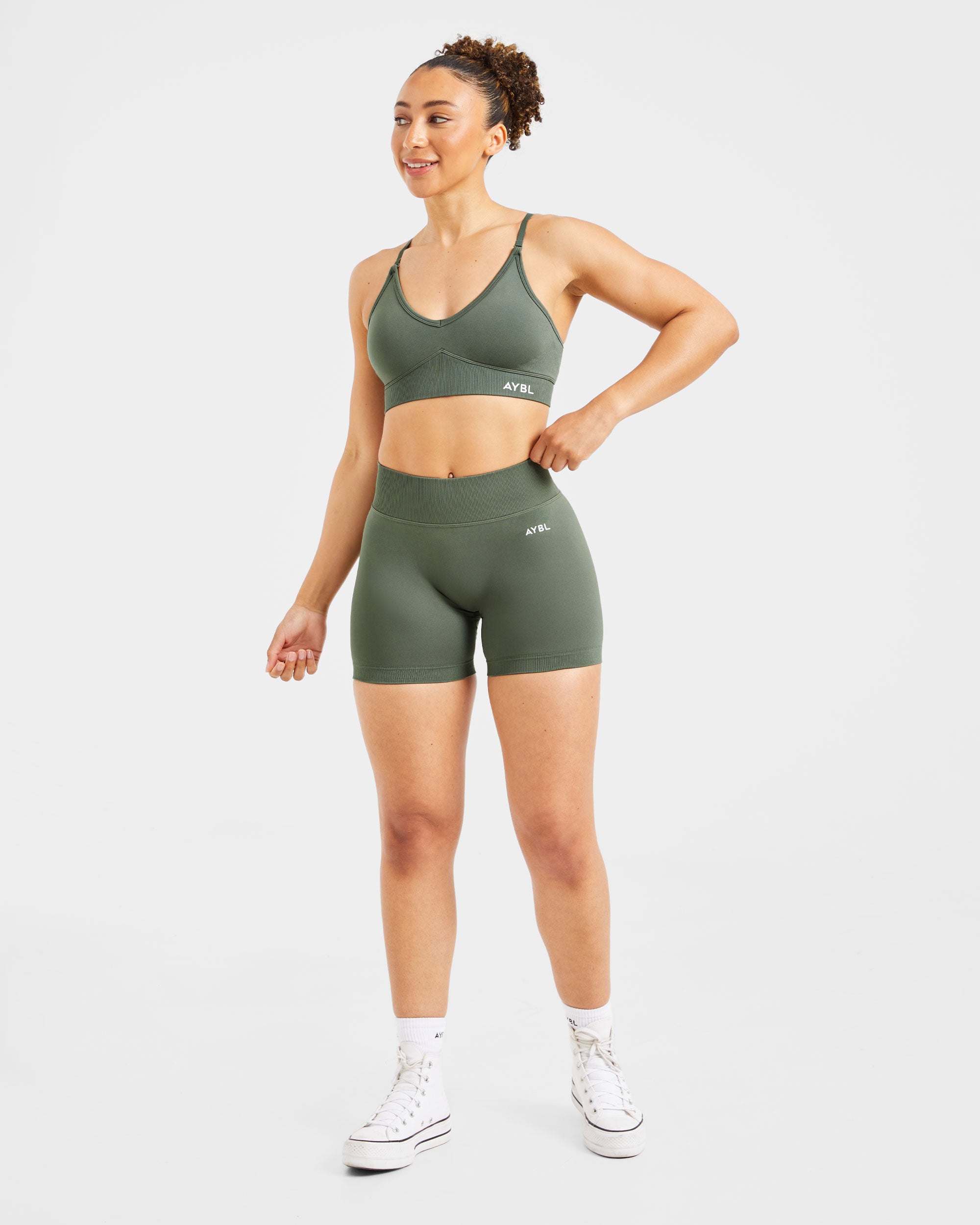 Adapt Seamless Shorts | 4.5" - Green