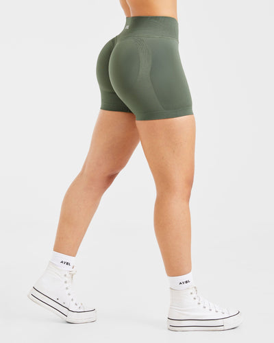 Adapt Seamless Shorts | 4.5" - Green