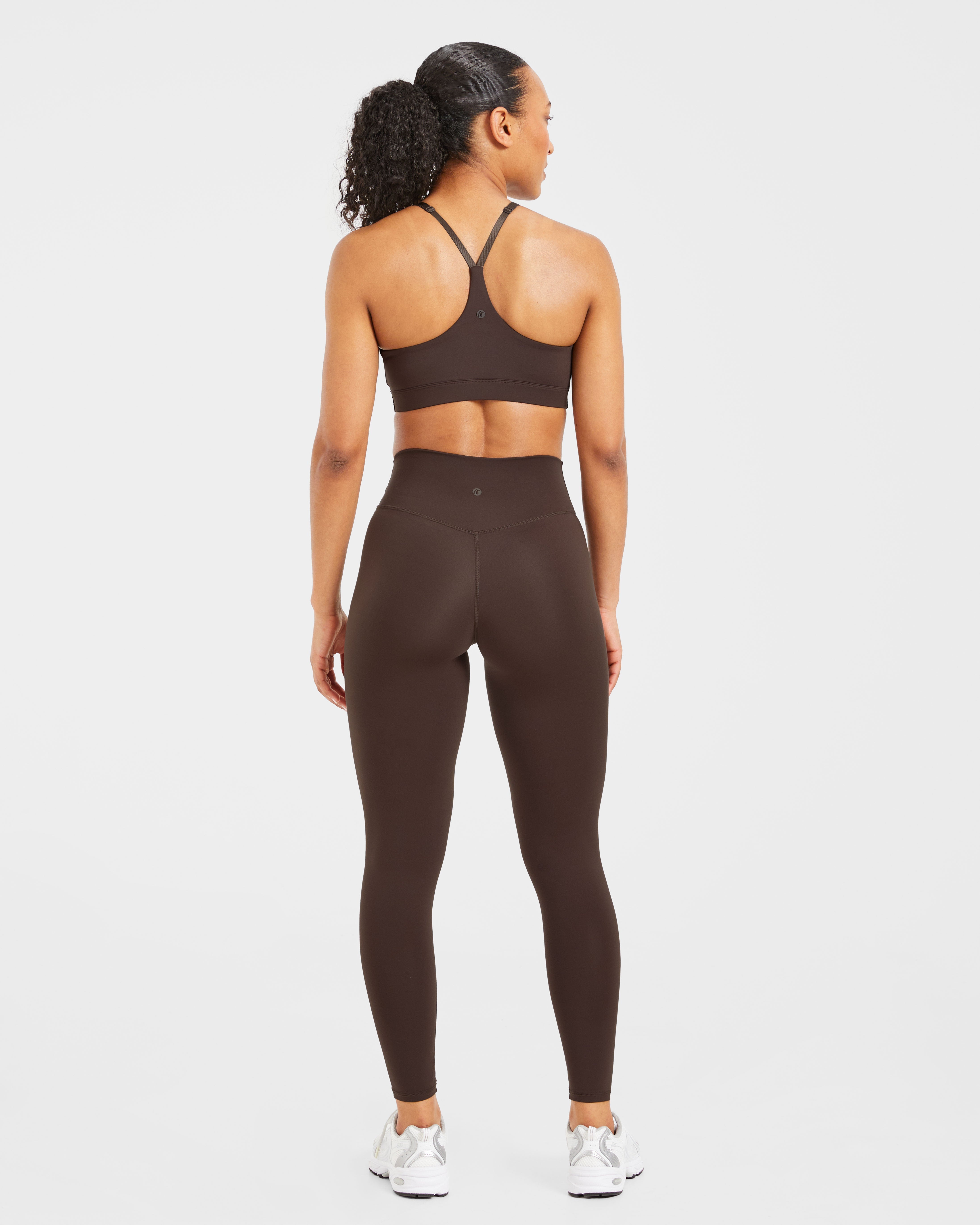 Staple Sports Bra - Coffee Brown