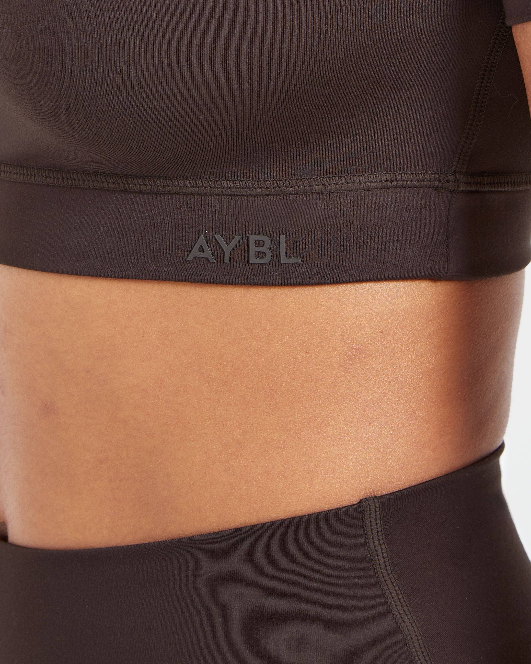 Staple Crop Top - Coffee Brown