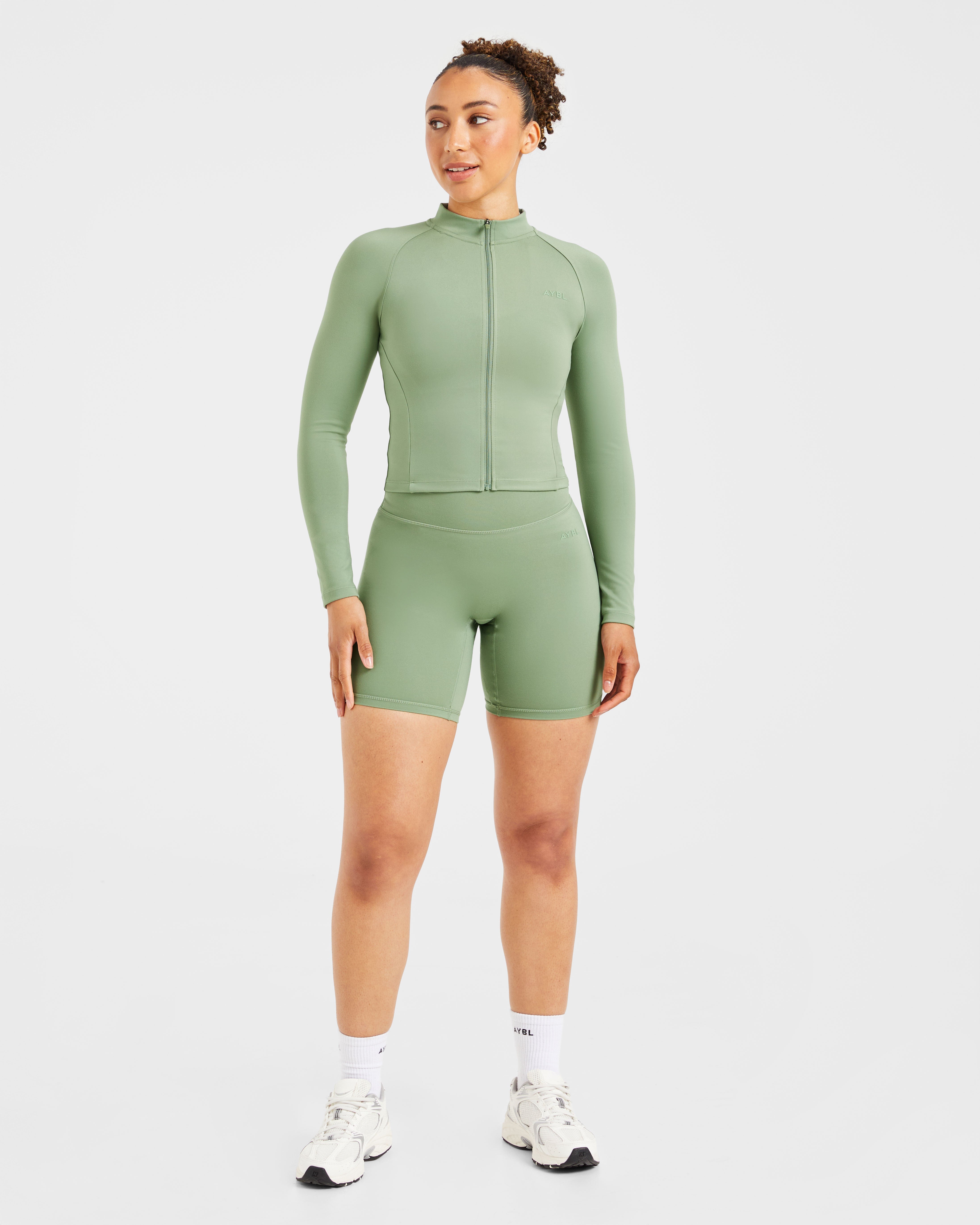 Staple Zip Jacket - Olive Green