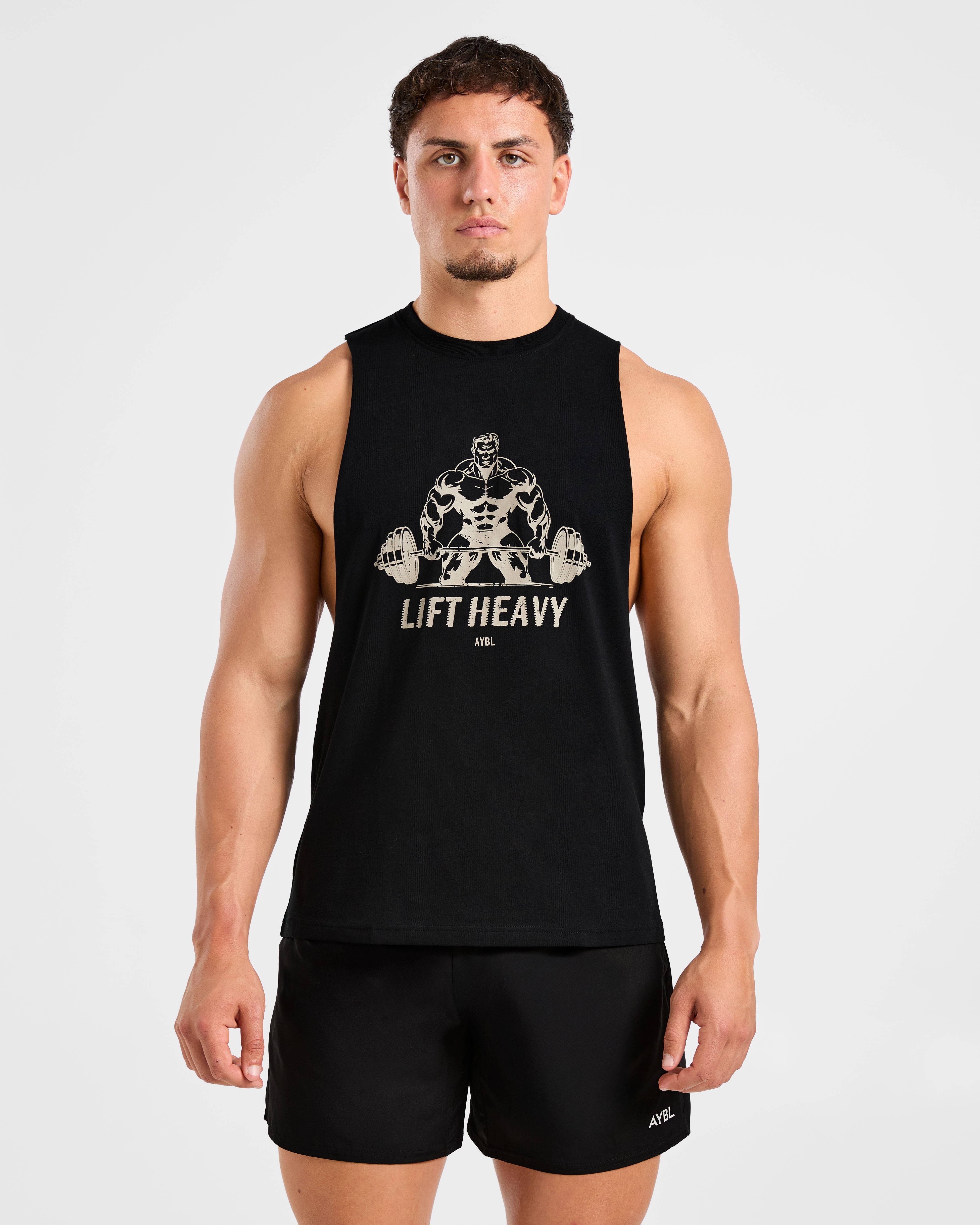 Lift Heavy Tank - Black/Off White