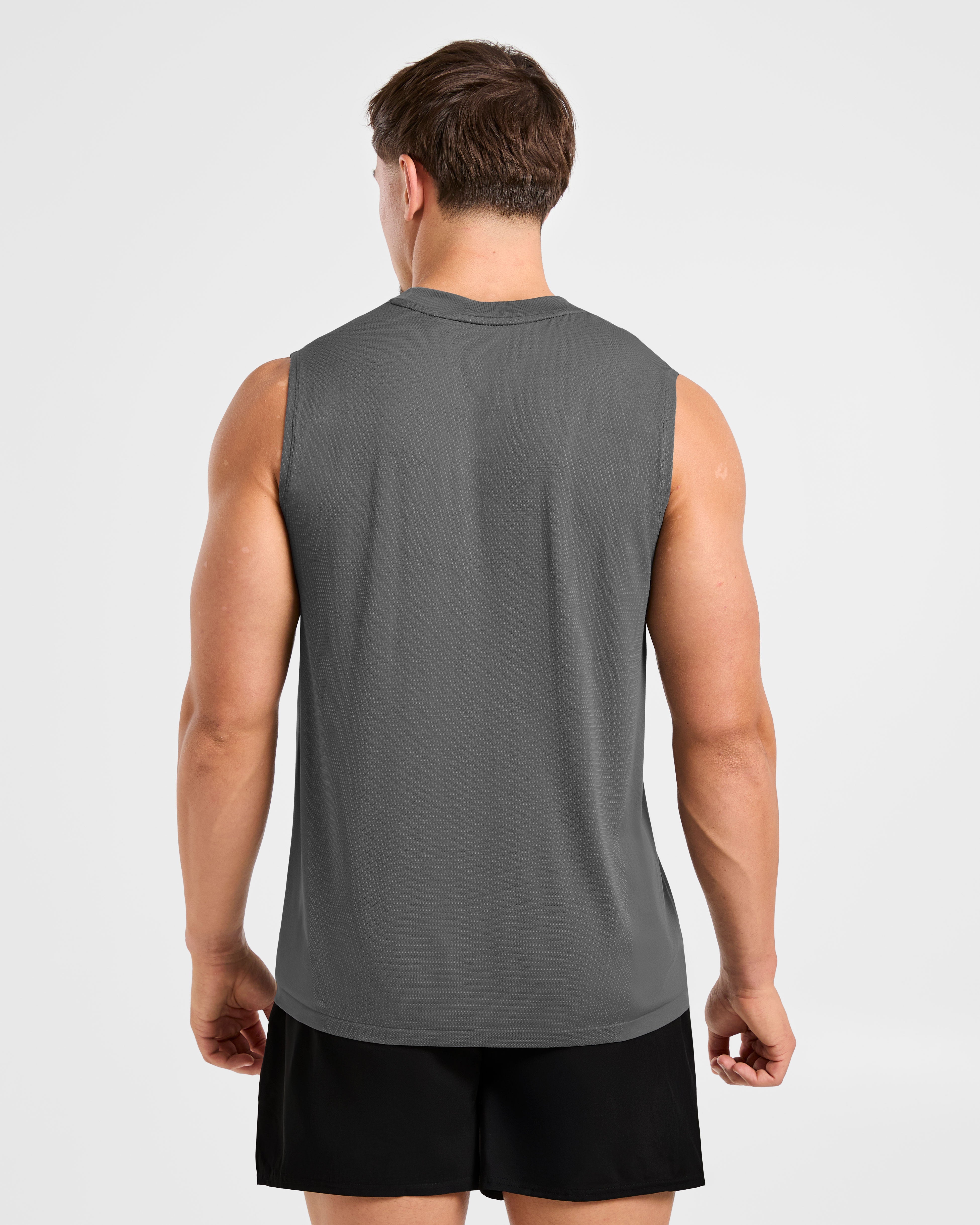 Attain Seamless Vest - Storm Grey
