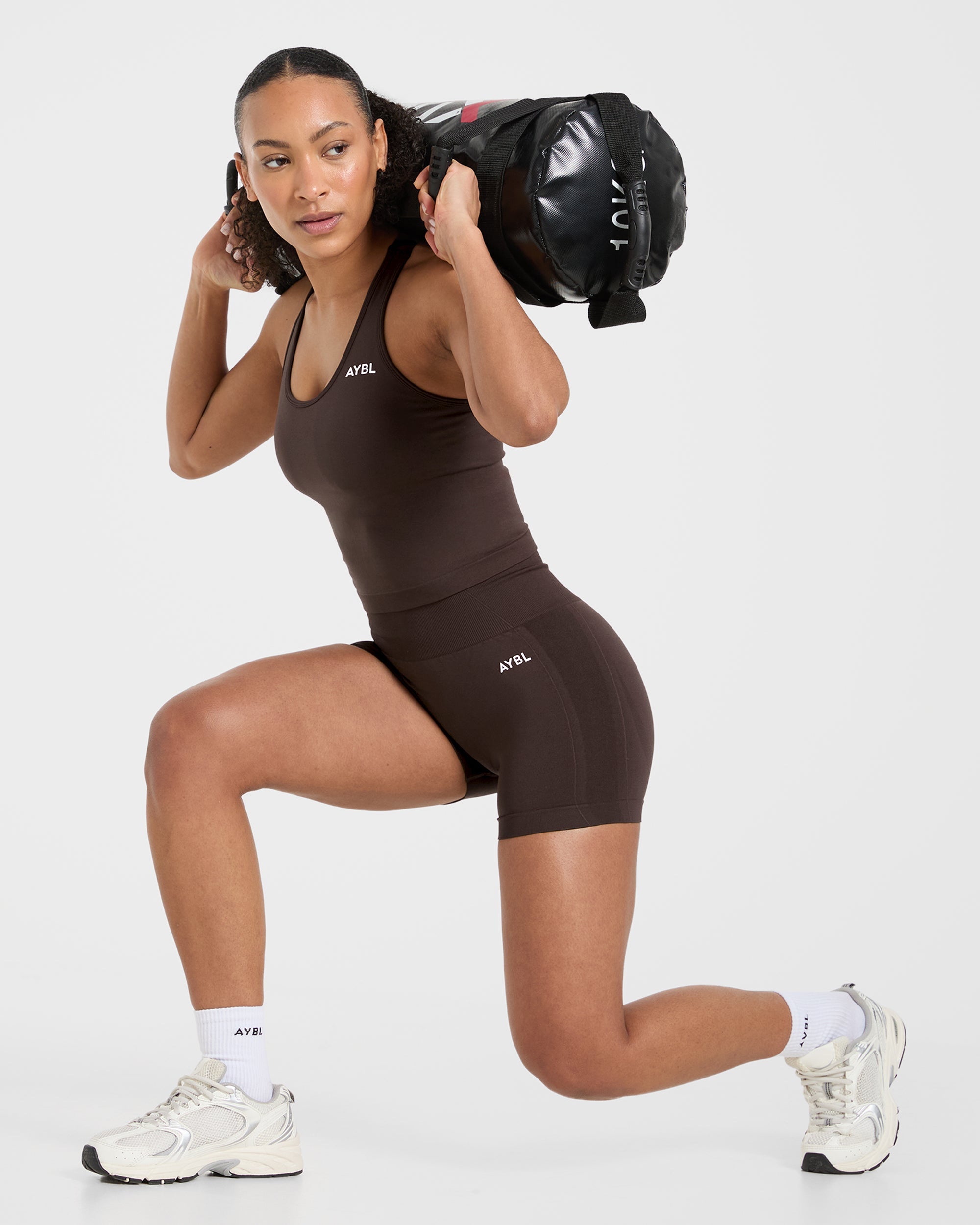 Empower Seamless Tank Top - Cocoa Brown