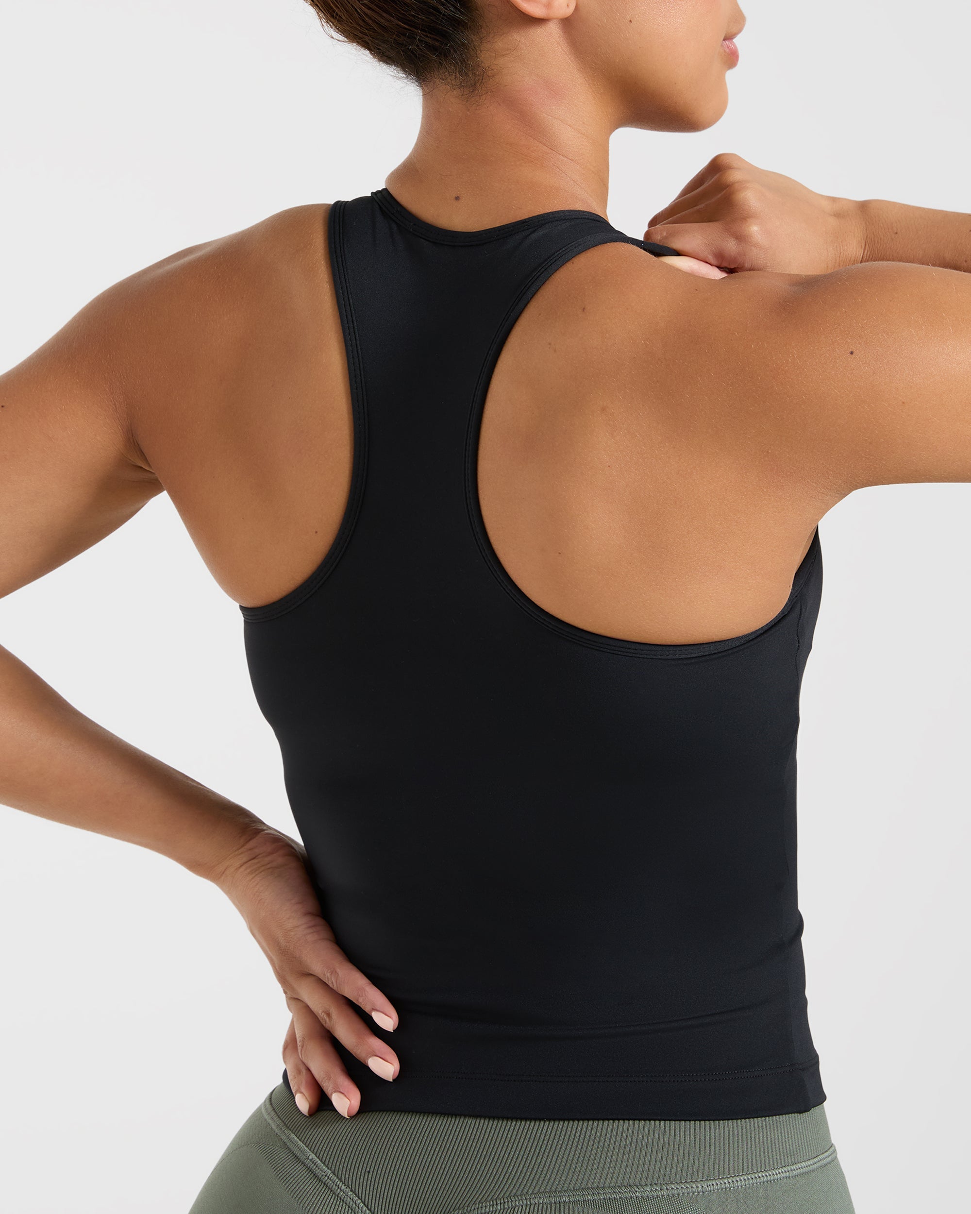 Essential Racerback Tank Top - Black