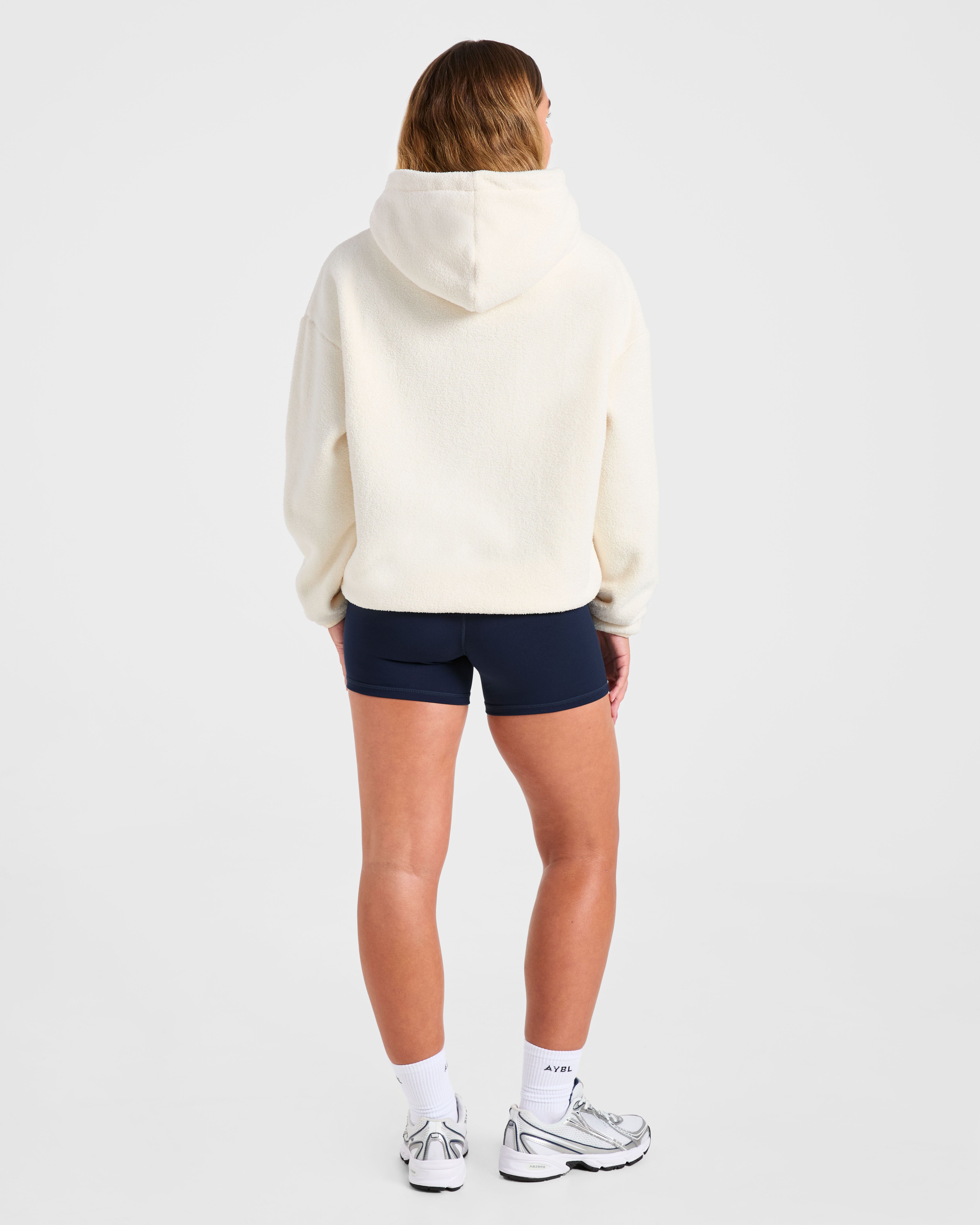 AYBL Sports Oversized Fleece Hoodie - Cream
