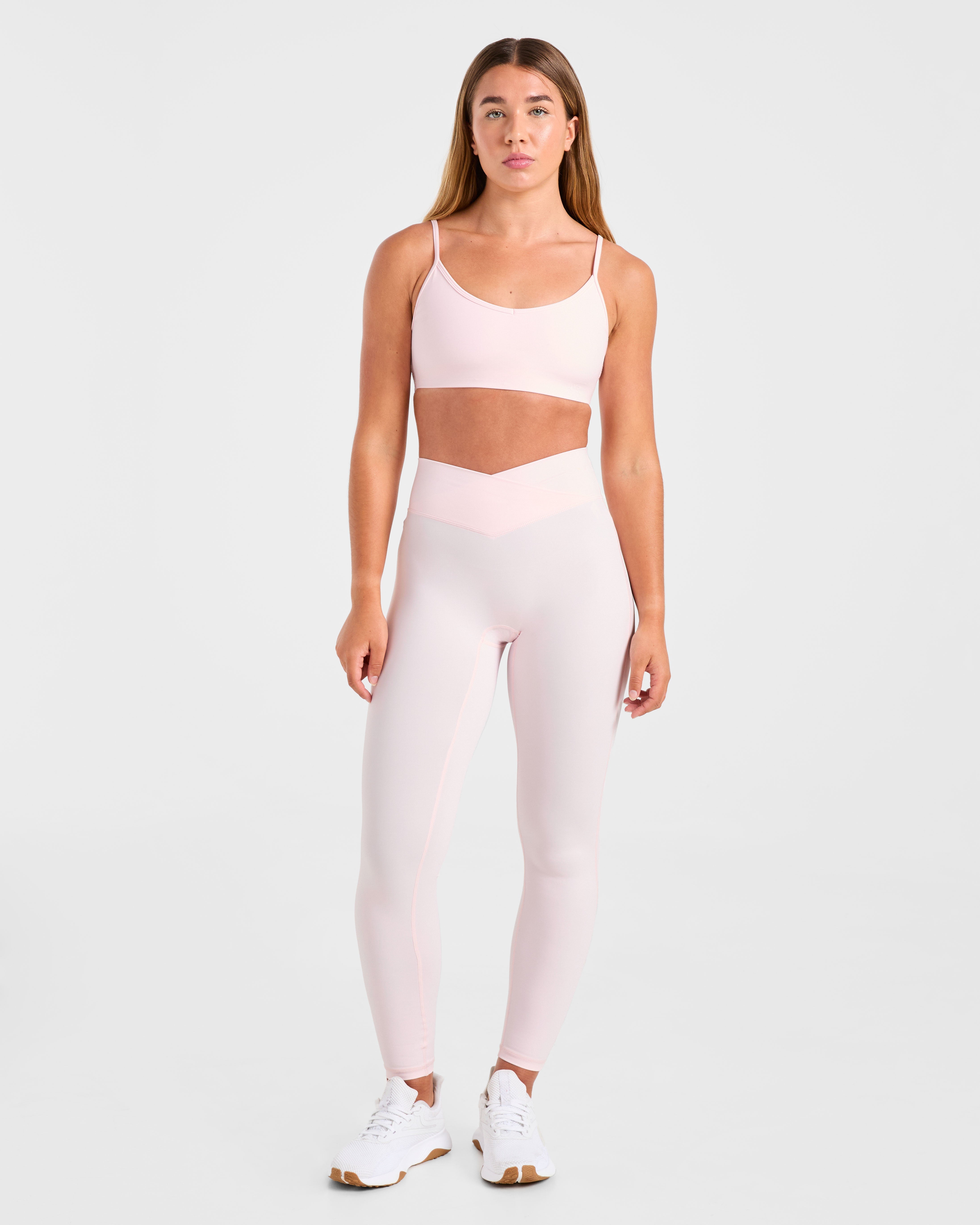 Sculpt Wrap Leggings - Iced Pink