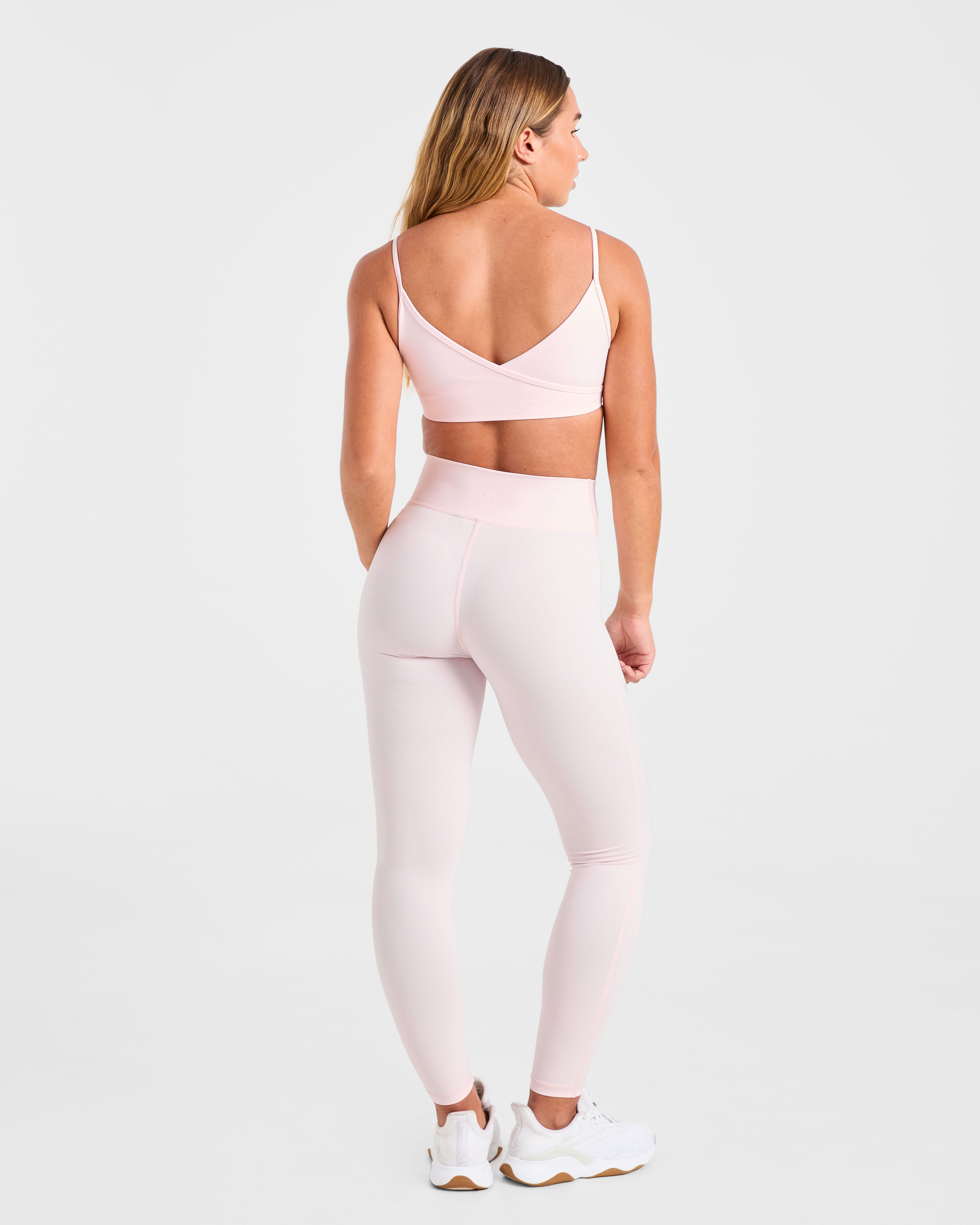 Sculpt Wrap Leggings - Iced Pink