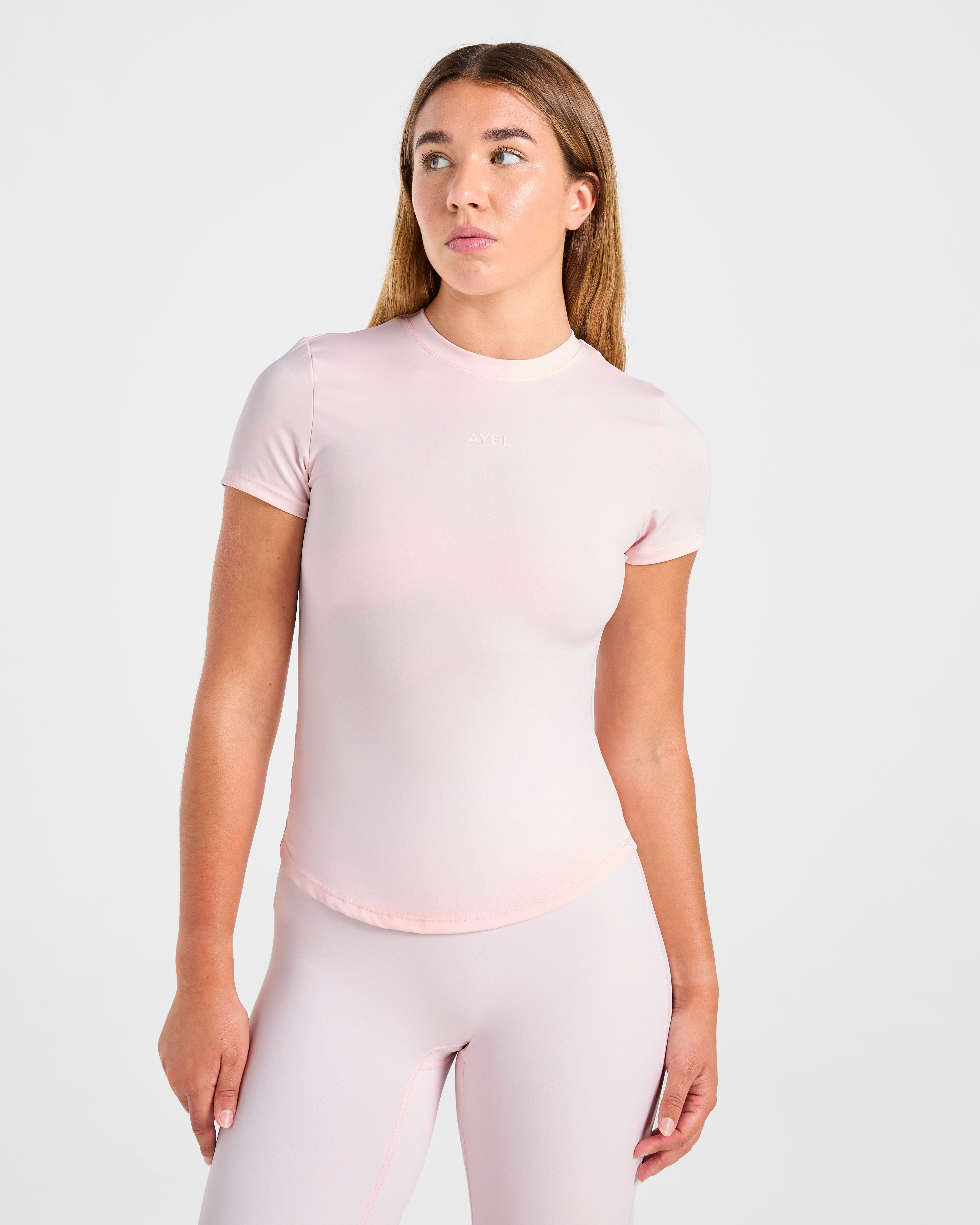Sculpt T Shirt - Pastel Pink