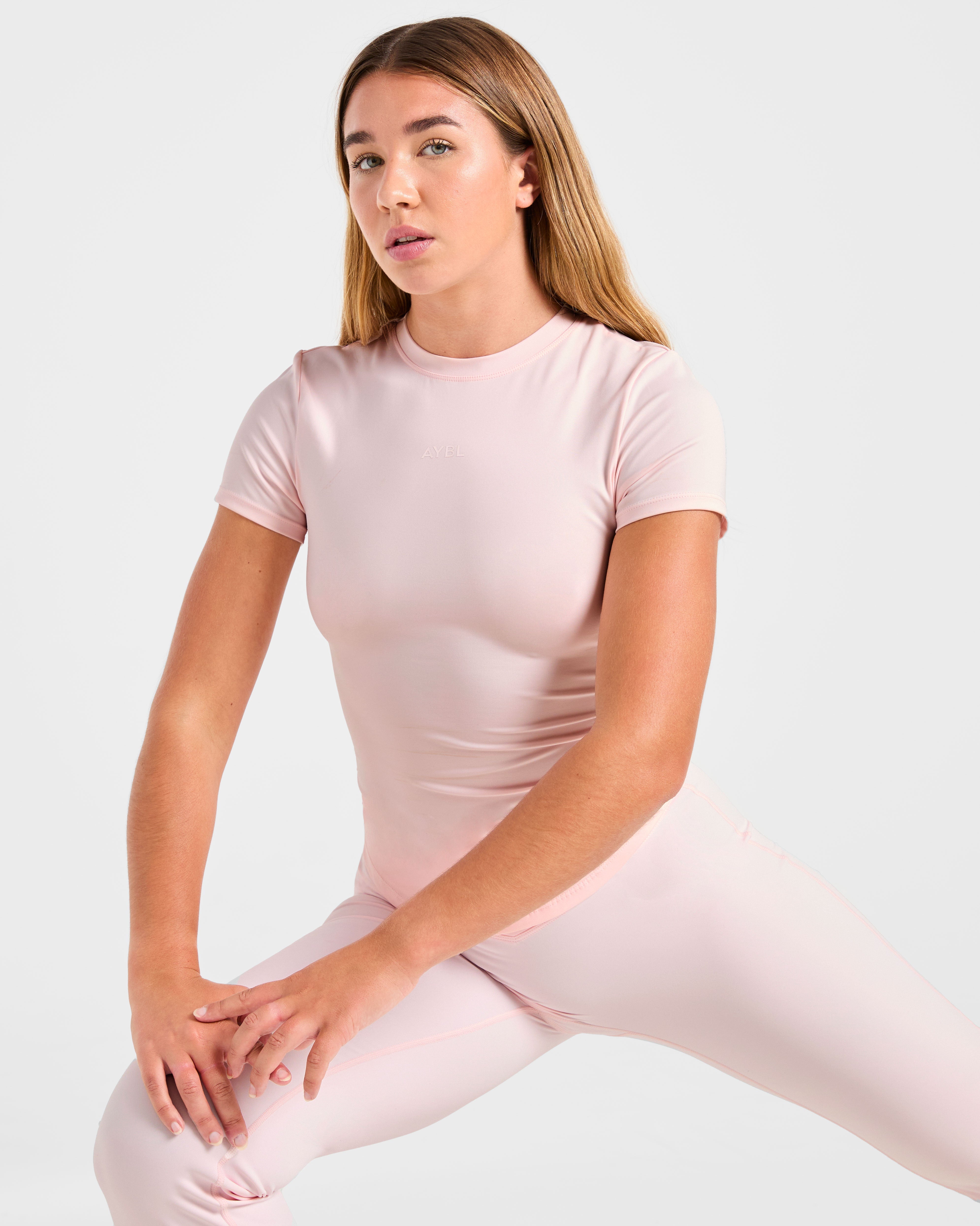 Sculpt T Shirt - Pastel Pink