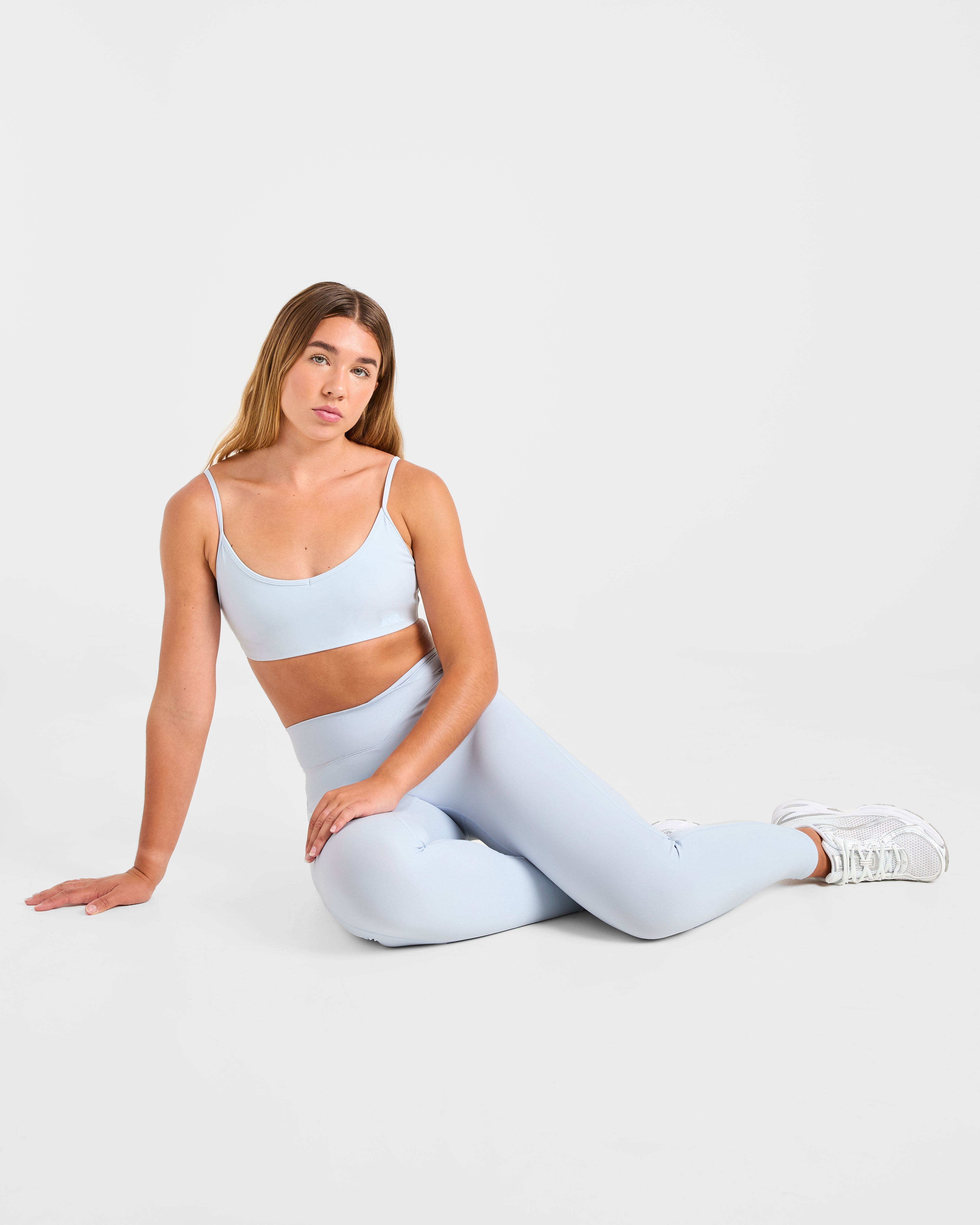 Sculpt Wrap Leggings - Iced Blue