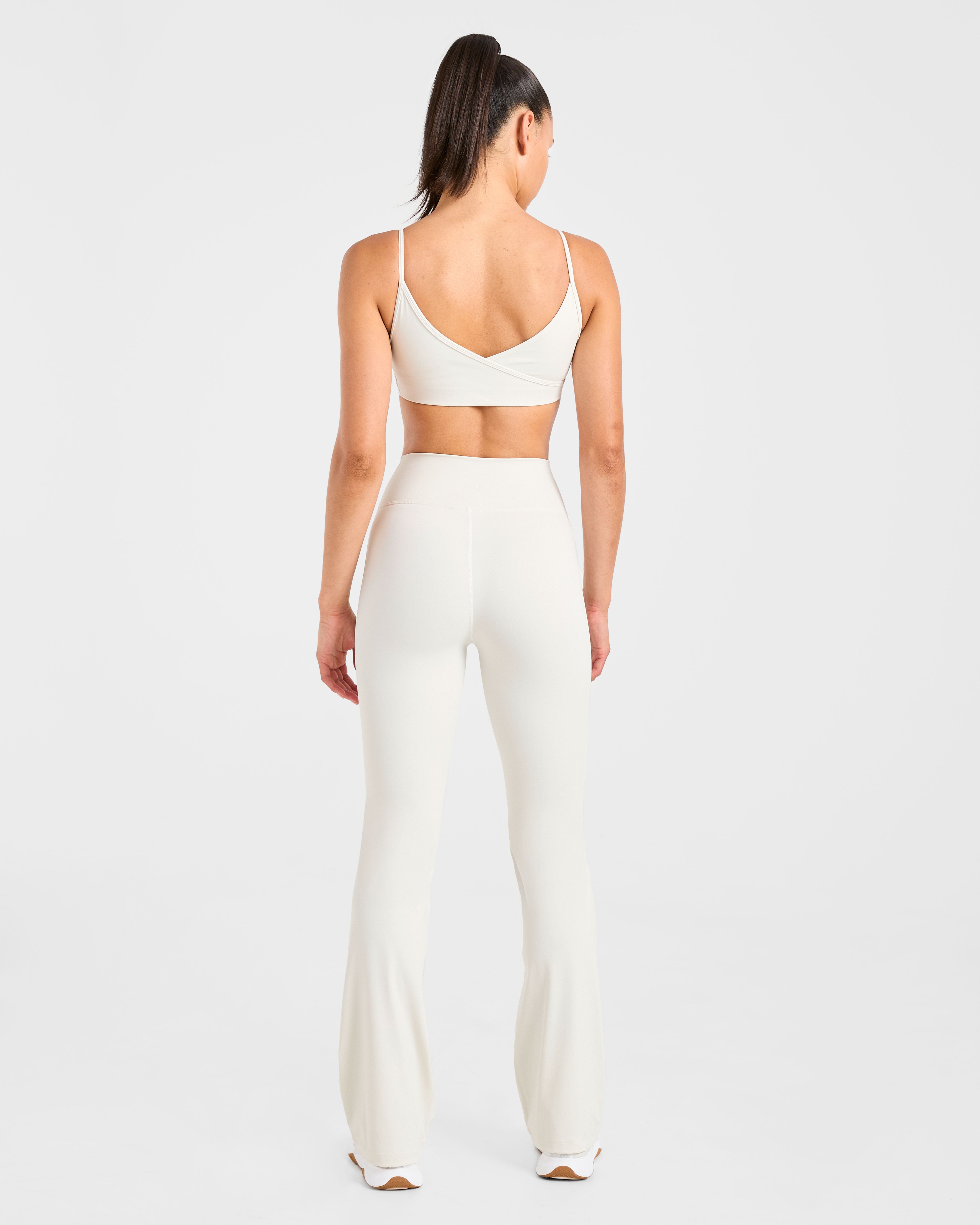 Sculpt Wrap Flared Leggings - Tofu