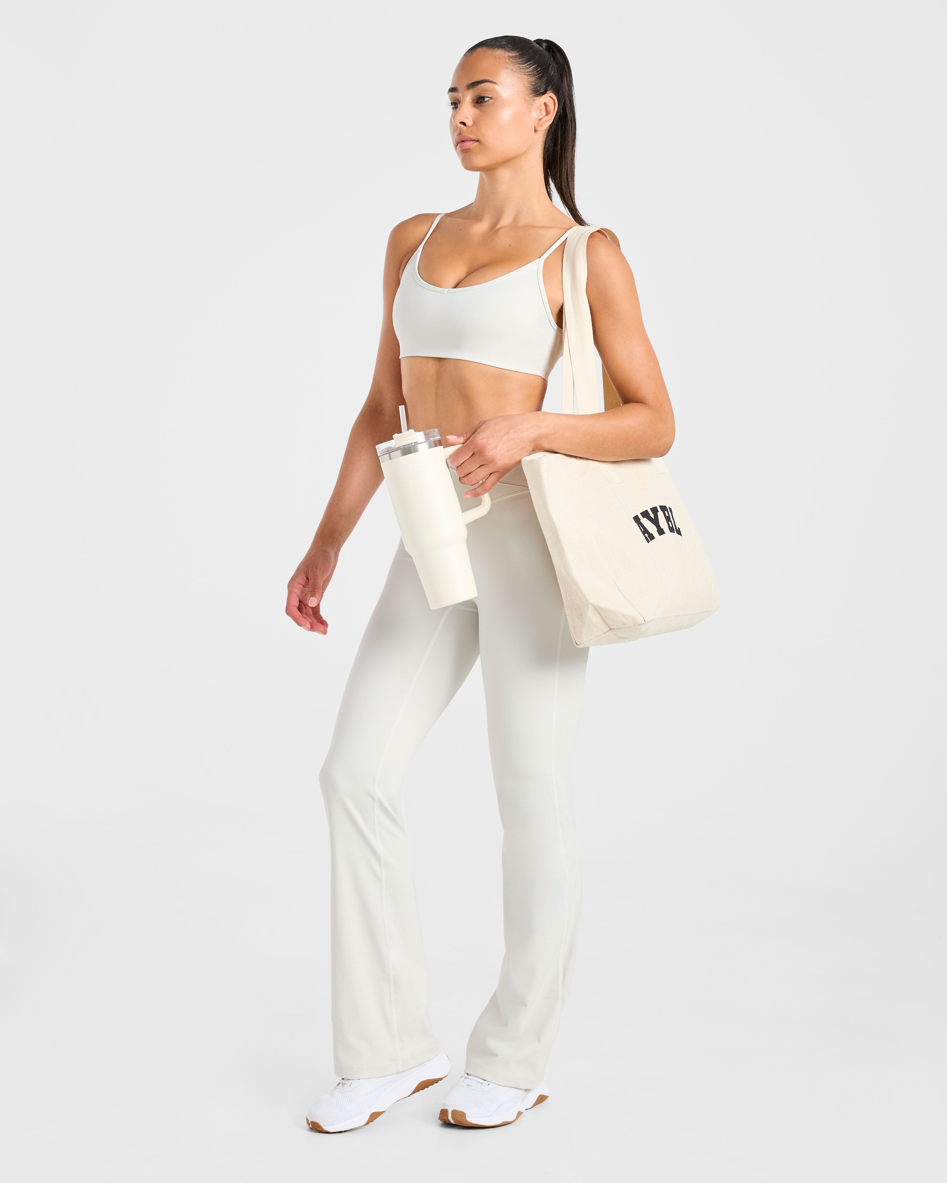 Sculpt Wrap Flared Leggings - Tofu