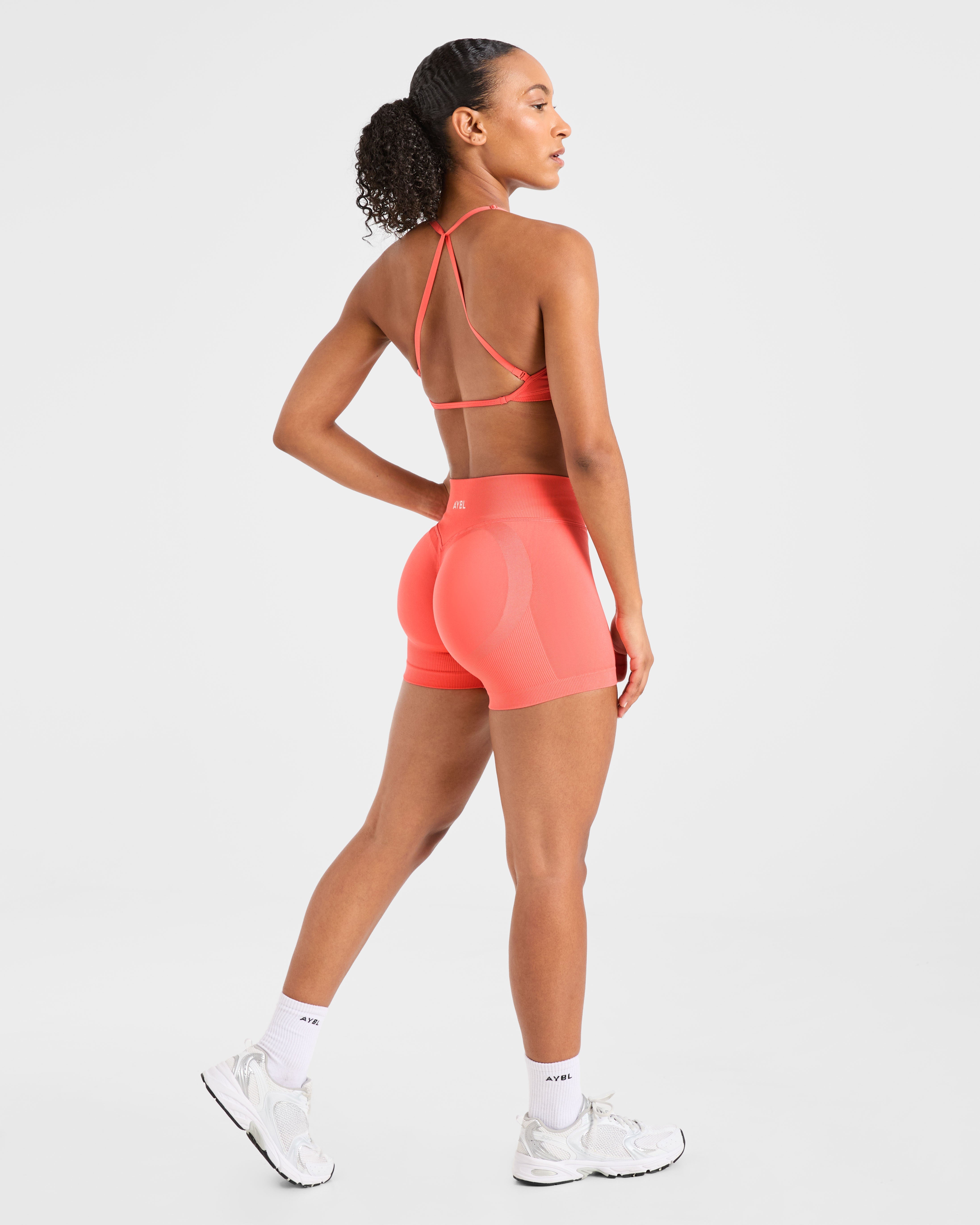 Adapt Seamless Shorts | 4.5" - Summer Peach