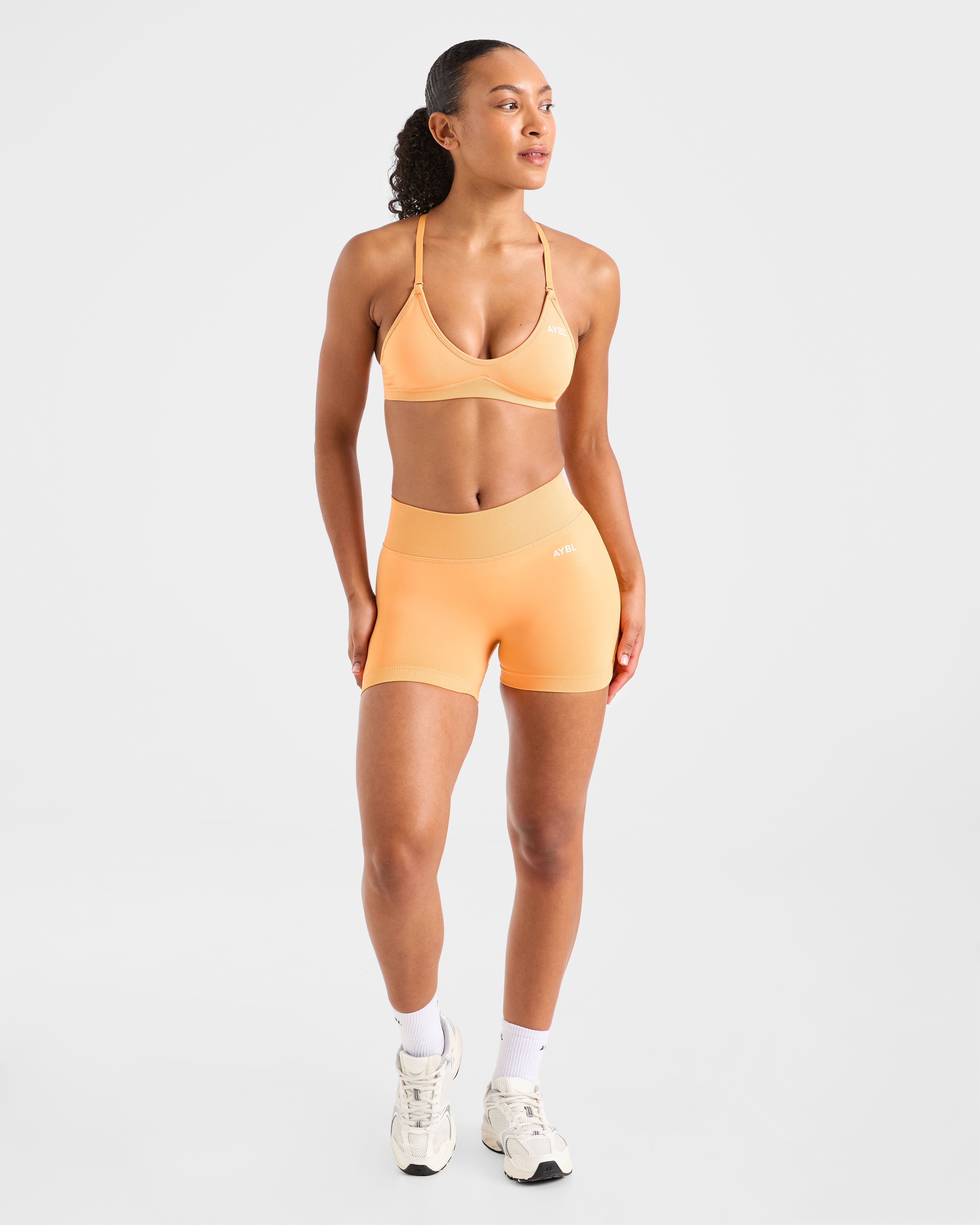 Adapt Seamless Shorts | 4.5" - Bright Orange