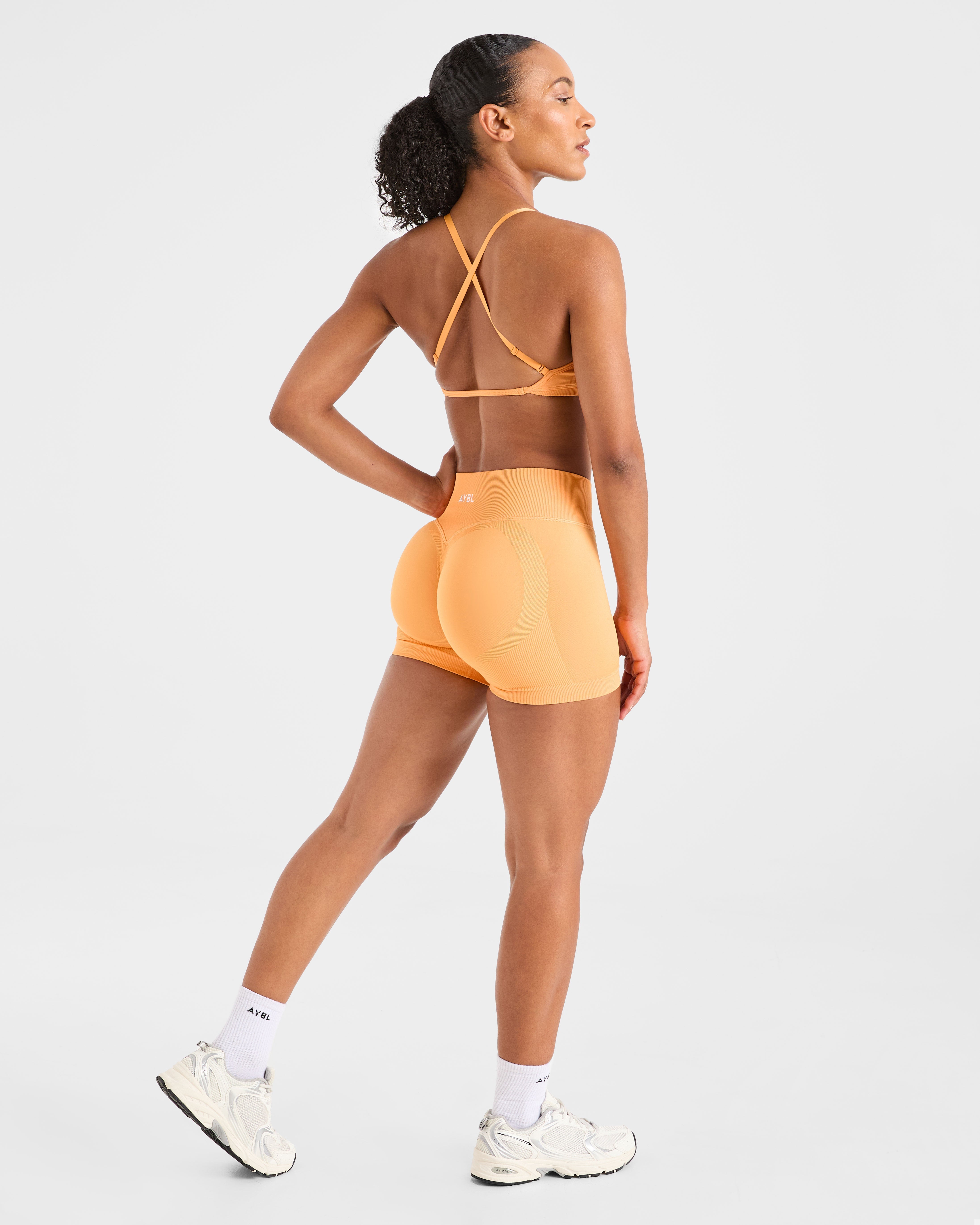 Adapt Seamless Shorts | 4.5" - Bright Orange